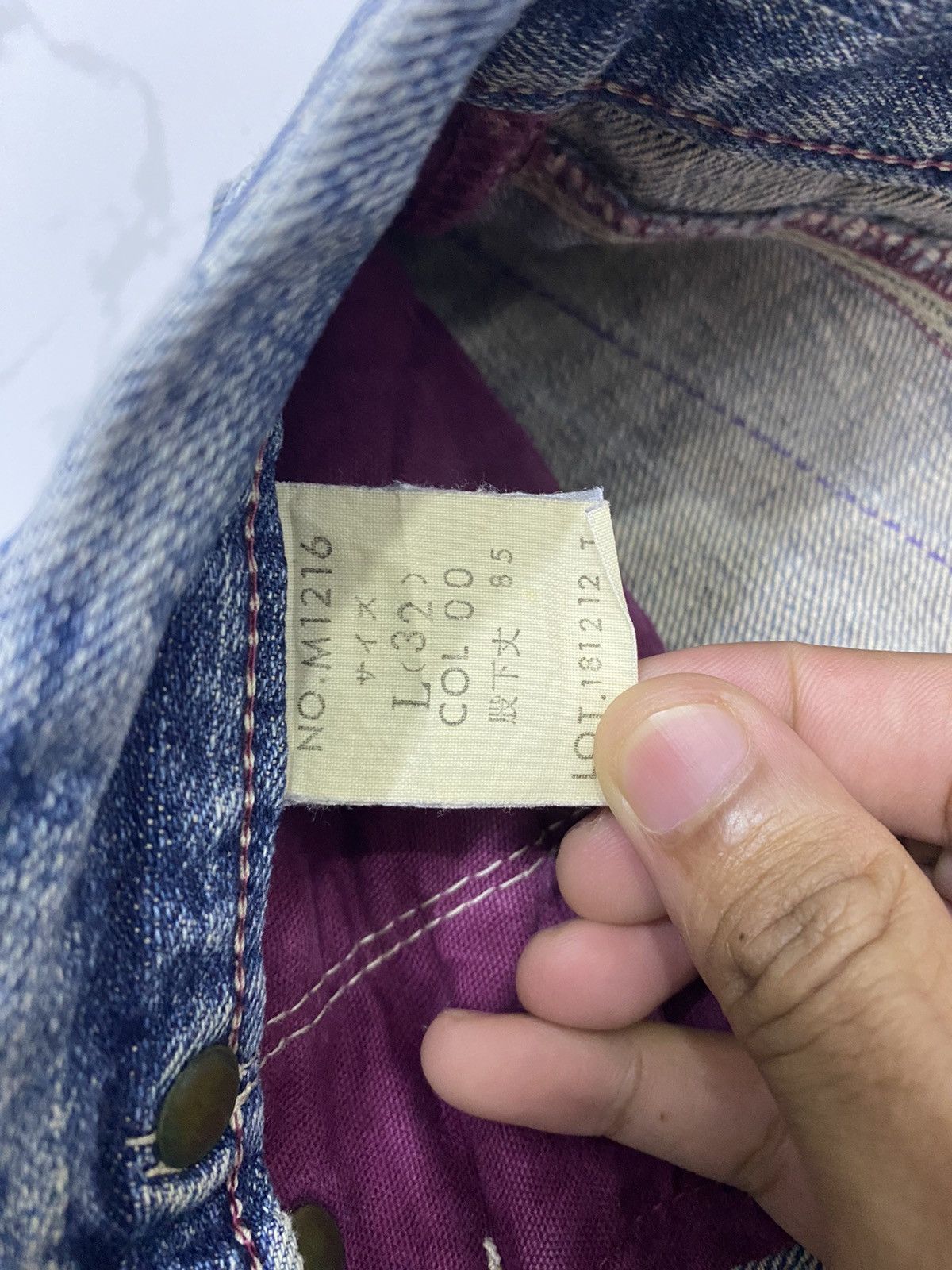 If Six Was Nine × Japanese Brand × Le Grande Bleu (L.G.B.) FLARE JEANS BLUE WAY MADE IN NIPPON DISTRESSED FLARE DENIM Size US 33 - 11 Thumbnail