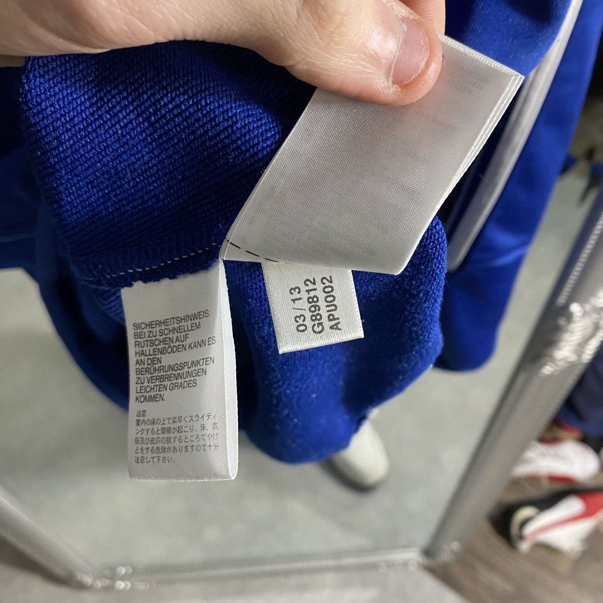 Adidas Vintage Adidas Chelsea Soccer Club Zip Up Hoodie 2012-2013 Size US M / EU 48-50 / 2 - 9 Thumbnail
