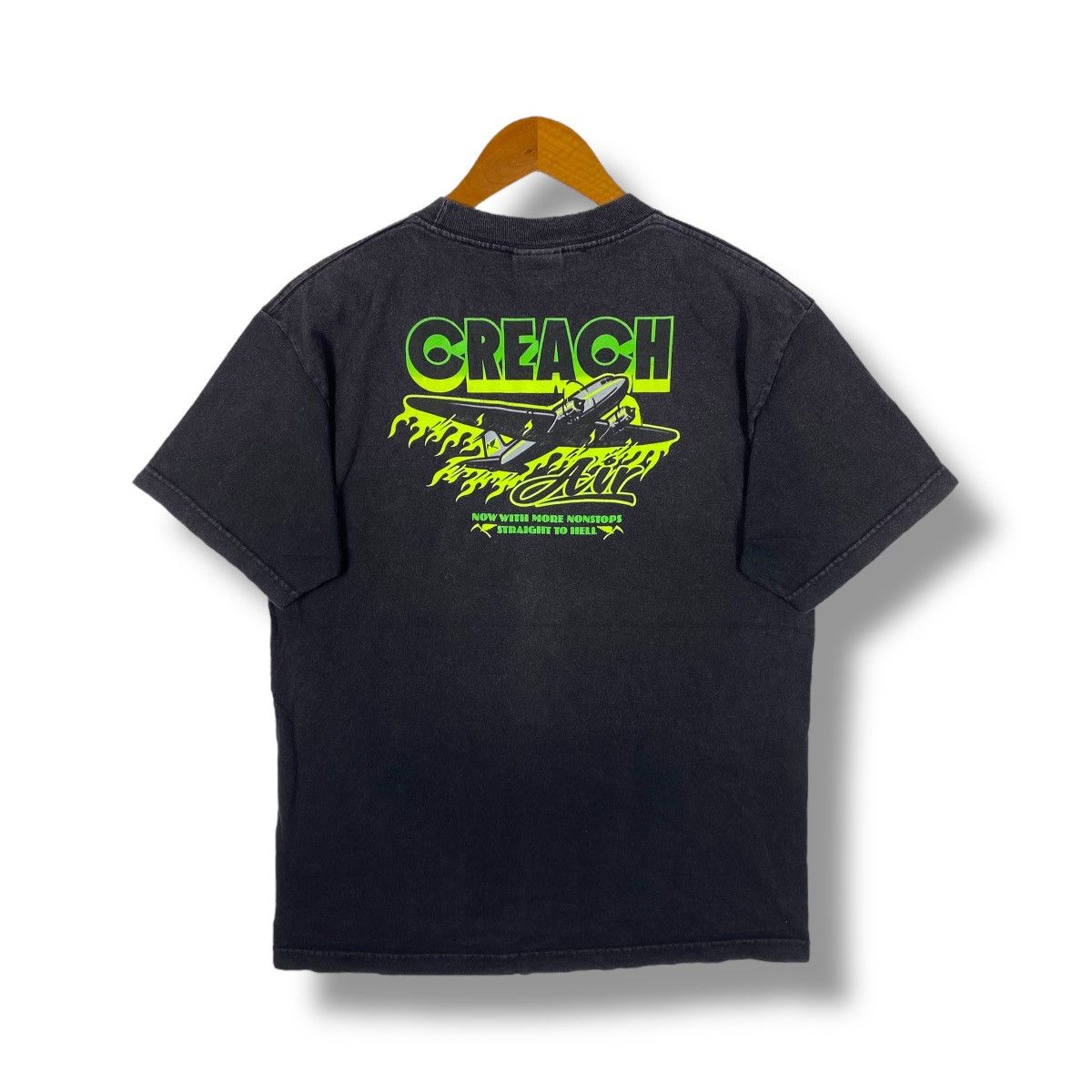 Creature Skateboards Vintage 00's CREATURE SKATEBOARDS Creach Air Skatewear Tee Size US M / EU 48-50 / 2 - 1 Thumbnail