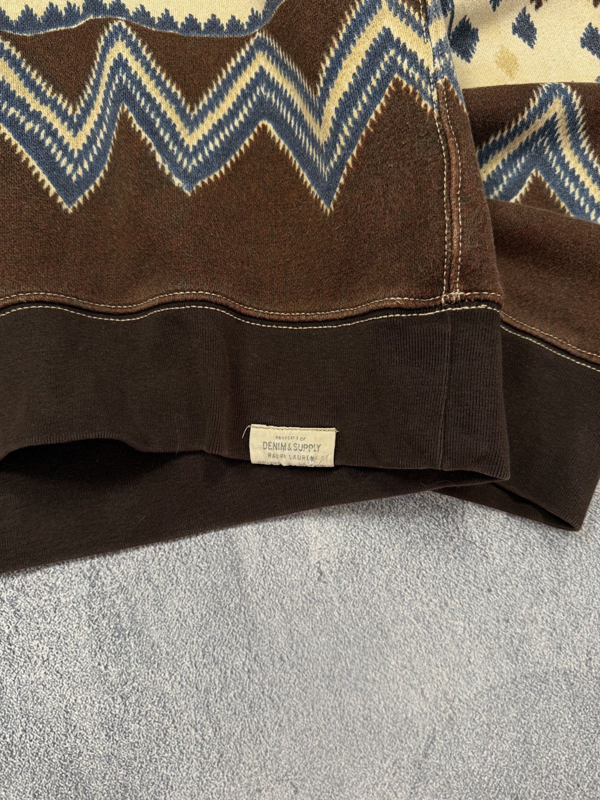 Polo Ralph Lauren Polo Ralph Lauren Western Navajo Pattern Hoodie Sweatshirt Size US L / EU 52-54 / 3 - 7 Thumbnail
