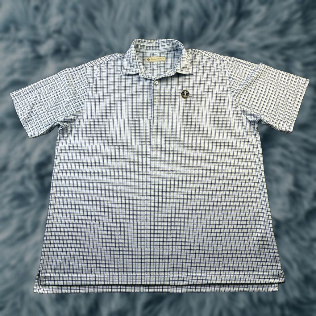 Vintage Donald Ross Polo Shirt Mens XL Blue Stonewall Country Club Golf Size US XL / EU 56 / 4 - 1 Thumbnail