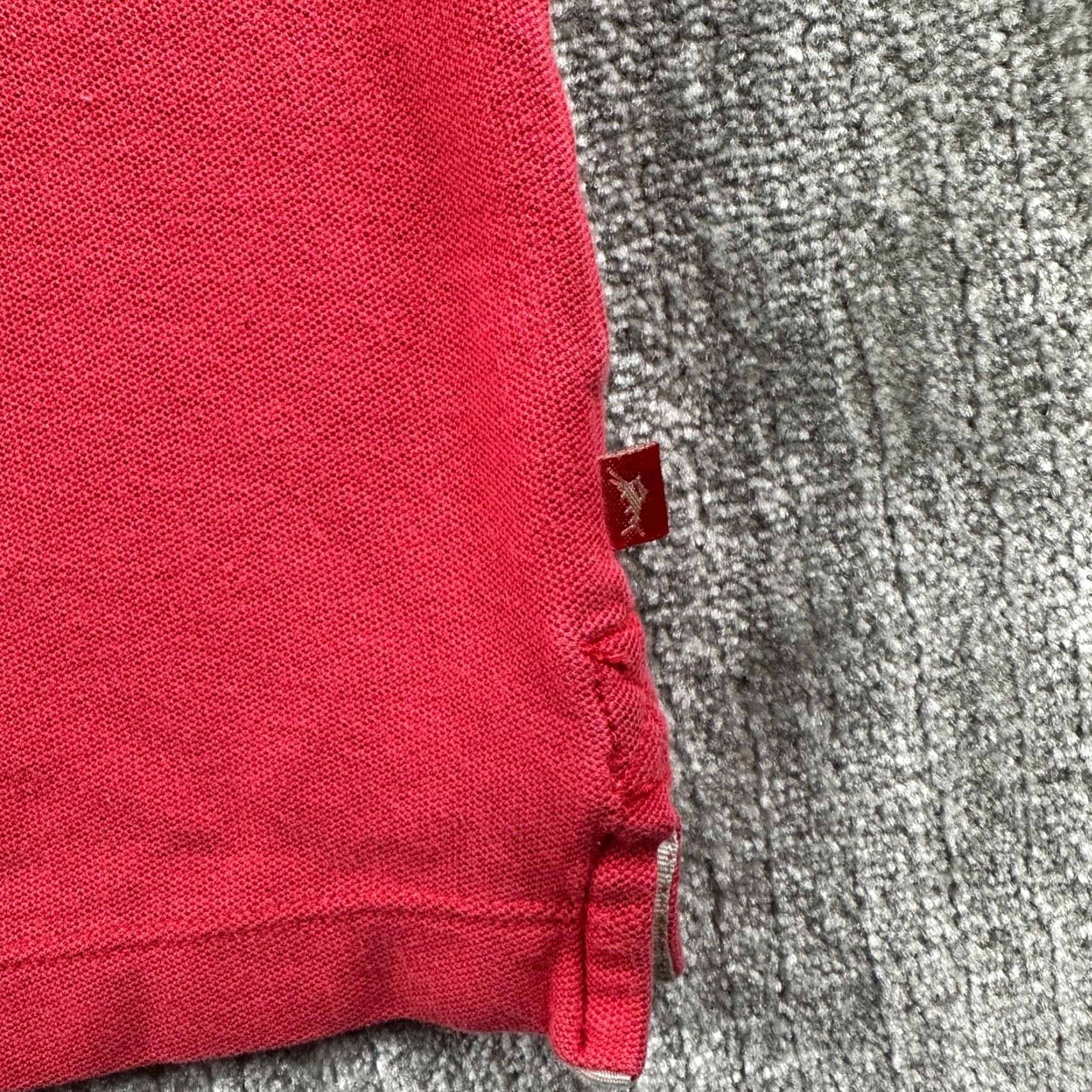 Tommy Bahama Tommy Bahama Polo Shirt Adult Large Red Cotton Mens Short Sleeve Polo Collared Button Casual Beach Aloha Hawaii Marlin Logo Size US L / EU 52-54 / 3 - 7 Thumbnail