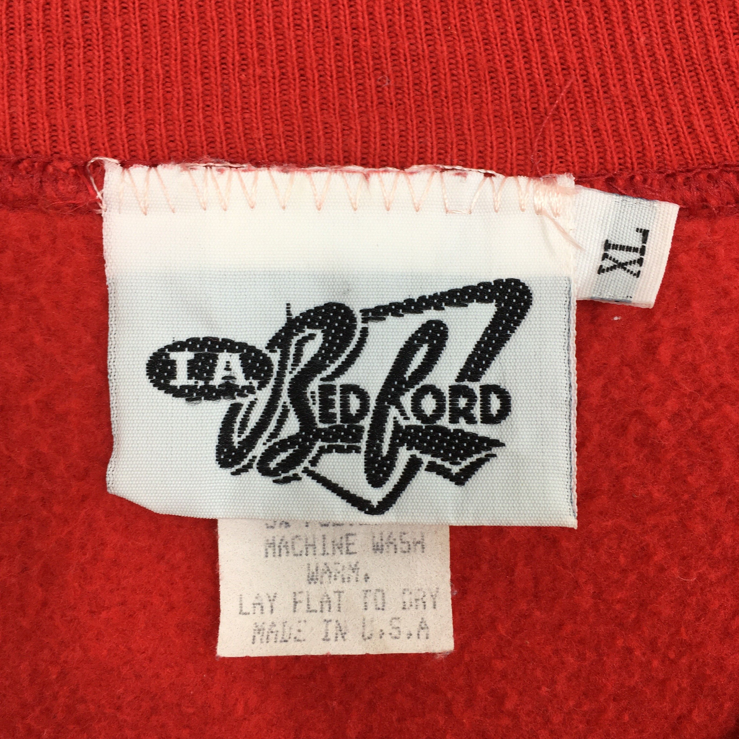 NCAA Vintage 90's Nebraska State Red Sweatshirts XLarge Size US XL / EU 56 / 4 - 3 Thumbnail