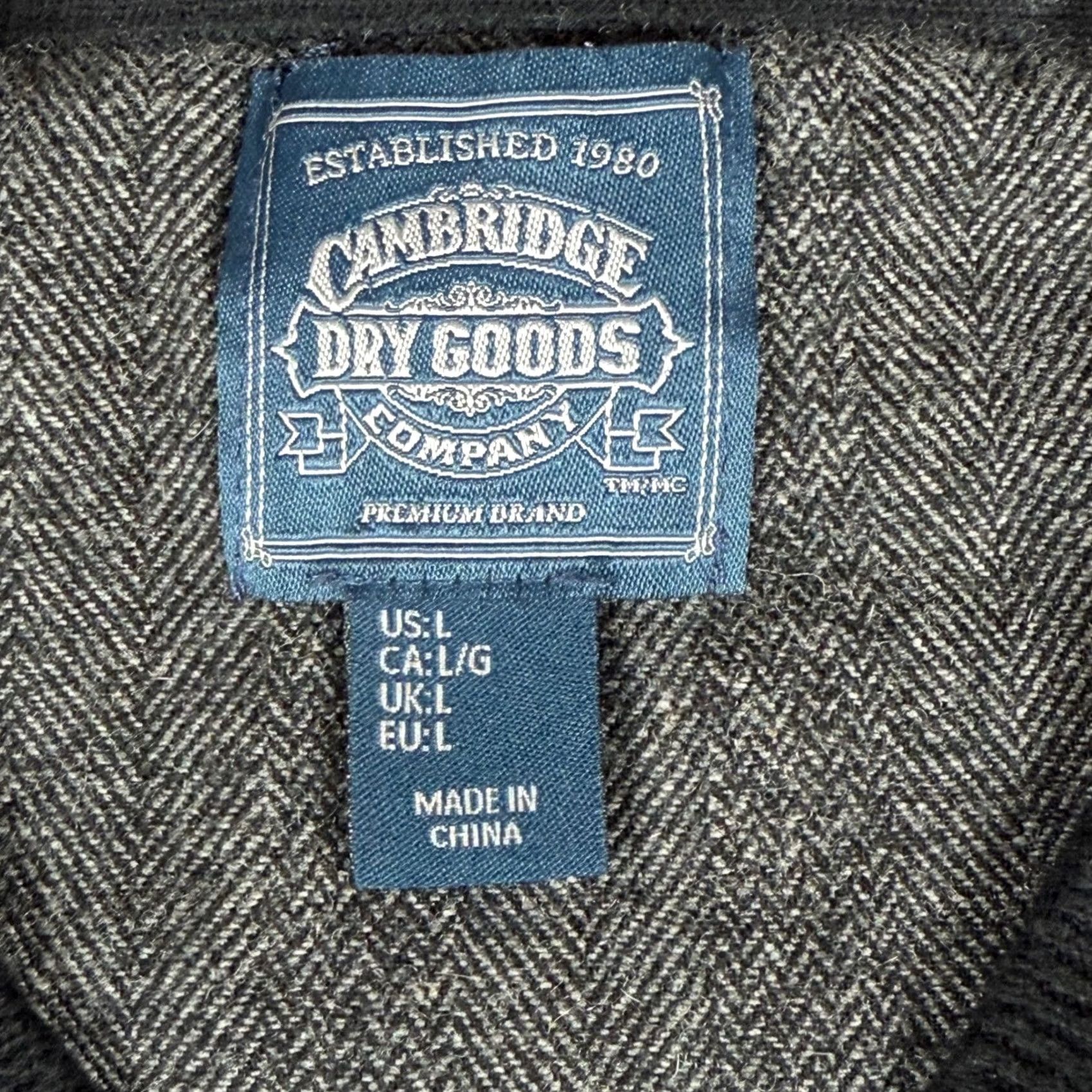 Vintage Cambridge Professor Sweater Elbow Patch V Neck Large Acadamia Classic Dad Preppy Black Knit Size US L / EU 52-54 / 3 - 5 Thumbnail
