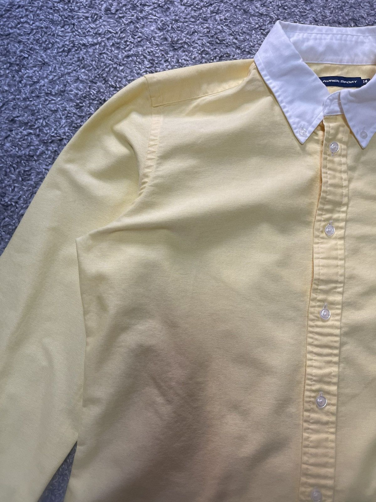 Ralph Lauren Sport Ralph Lauren Sport Yellow Vintage Hunter Jumper Logo size 14 Size S / US 4 / IT 40 - 3 Thumbnail