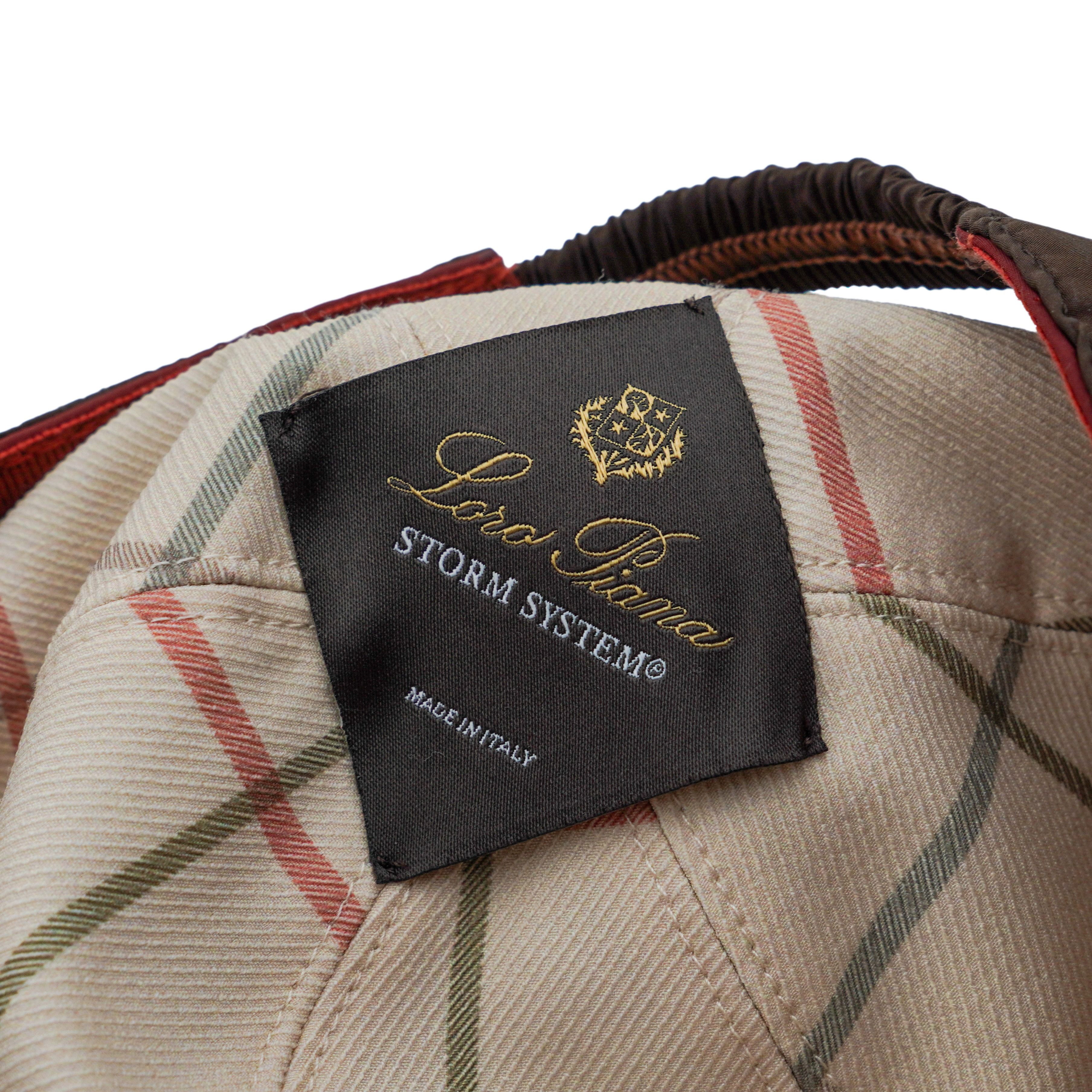 Loro Piana Loro Piana Storm System Brown Embroidered Logo Baseball Cap Size ONE SIZE - 10 Thumbnail