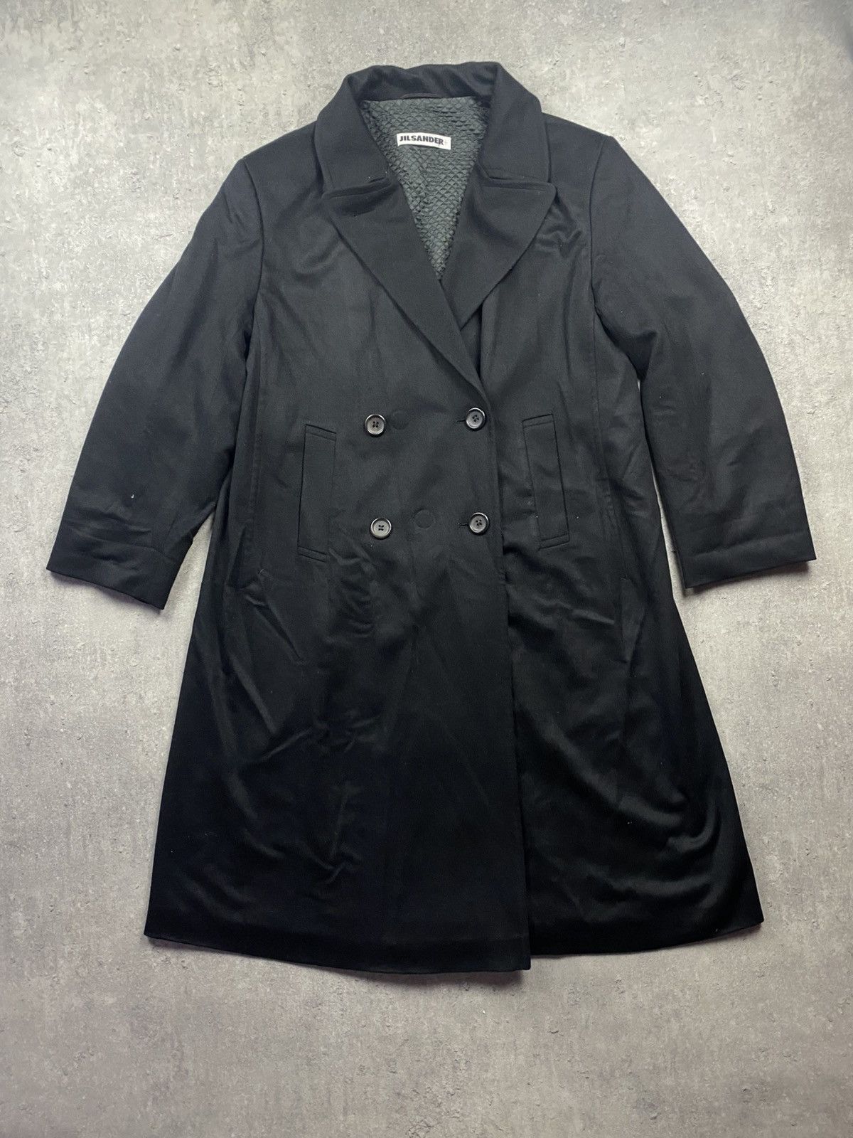 Japanese Brand × Jil Sander Cashmere coat Jil Sander vintage y2k avantgarde style Size M / US 6-8 / IT 42-44 - 1 Thumbnail