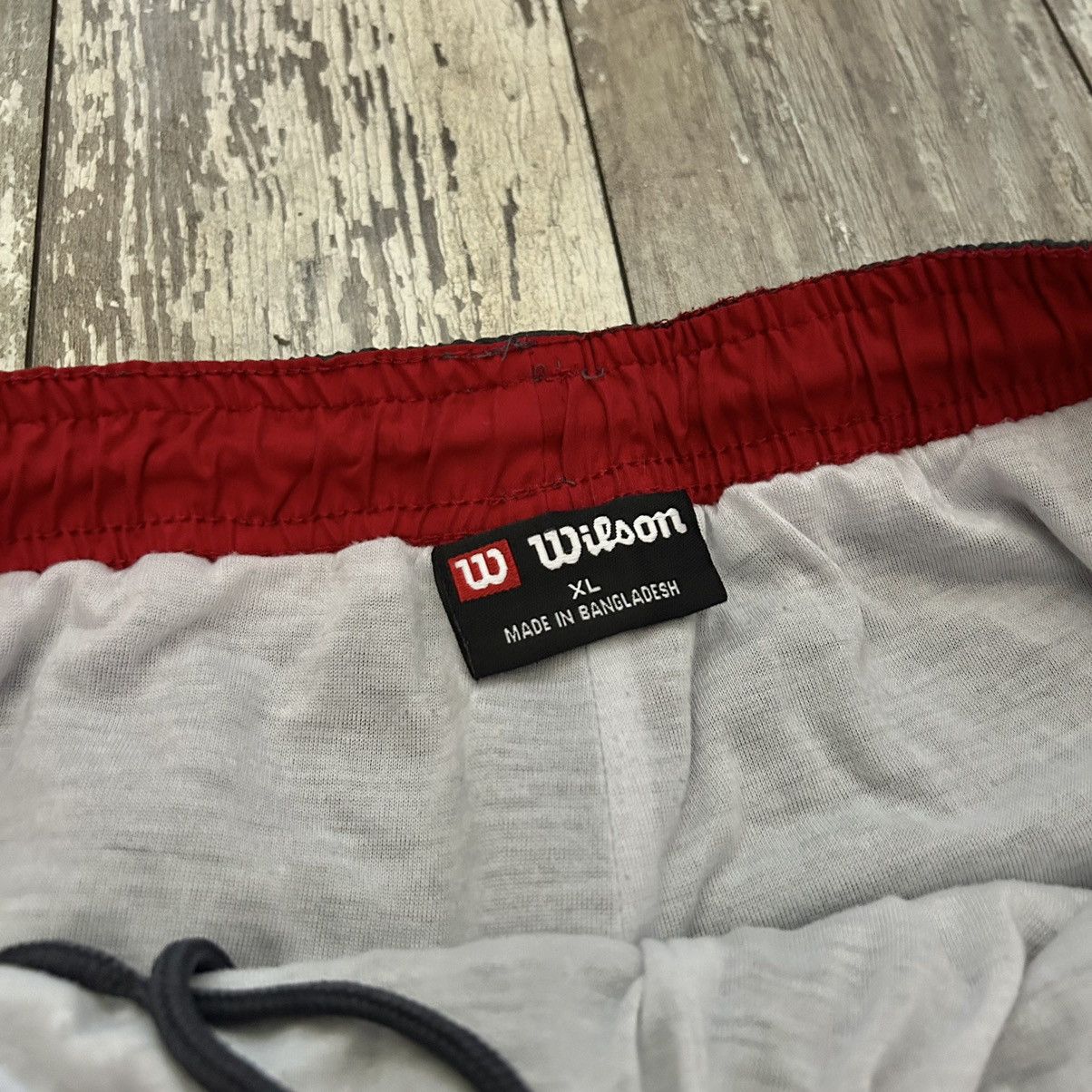 Wilson Vintage Wilson Sweatpants Red/Dark Grey Mens 32W Size US 32 / EU 48 - 7 Thumbnail