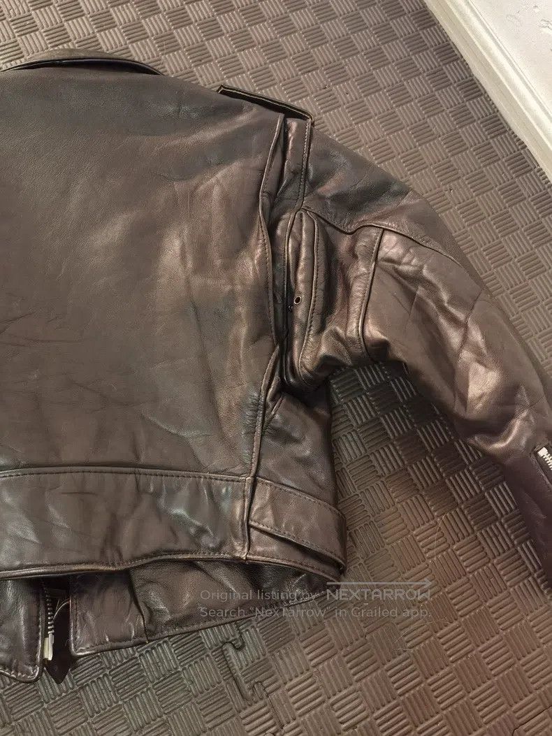 Schott Schott 618 leather jacket cable-stayed leather coat Size US S / EU 44-46 / 1 - 6 Thumbnail