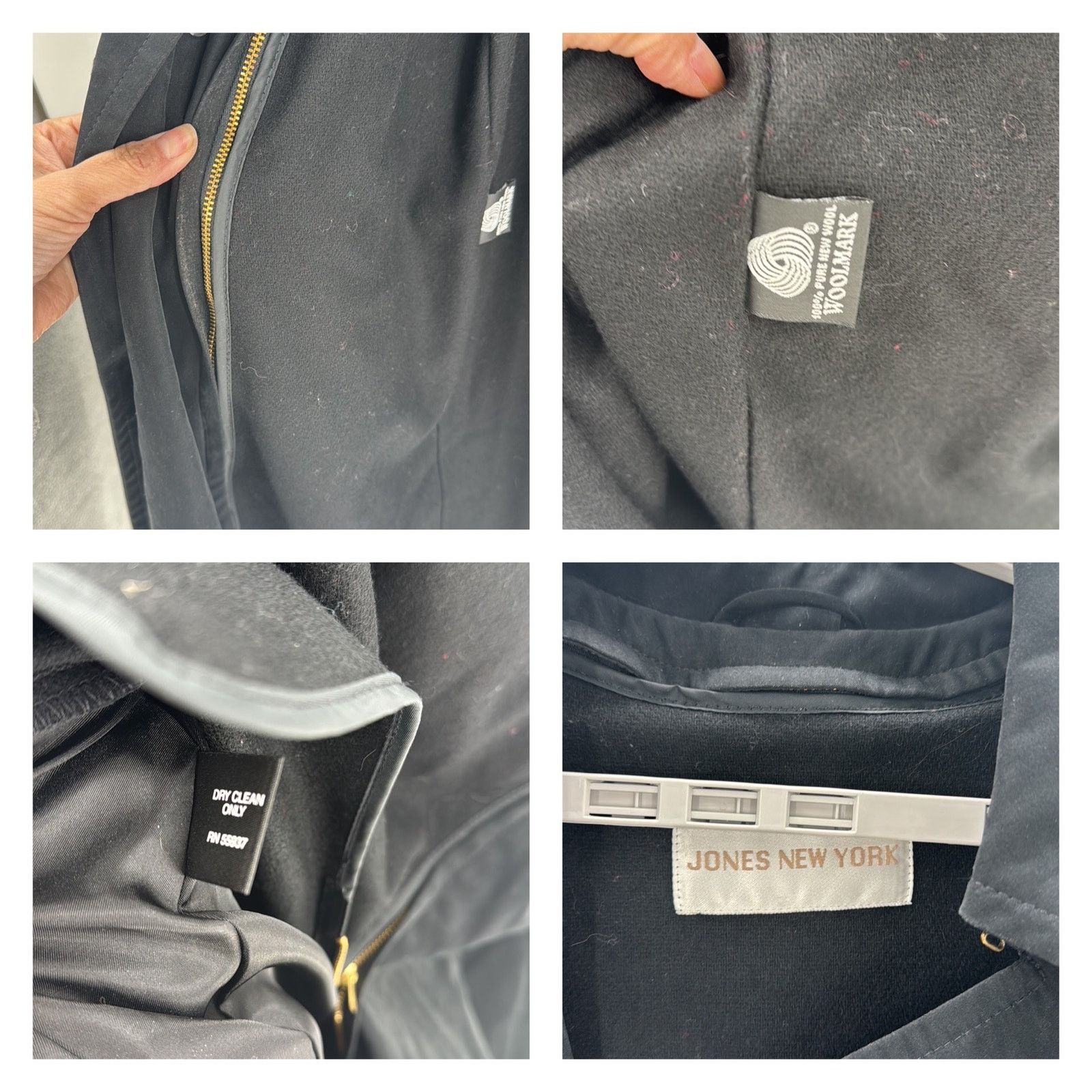 Jones New York Jones New York long Trench Coat wool removable liner size L Size L / US 10 / IT 46 - 5 Thumbnail
