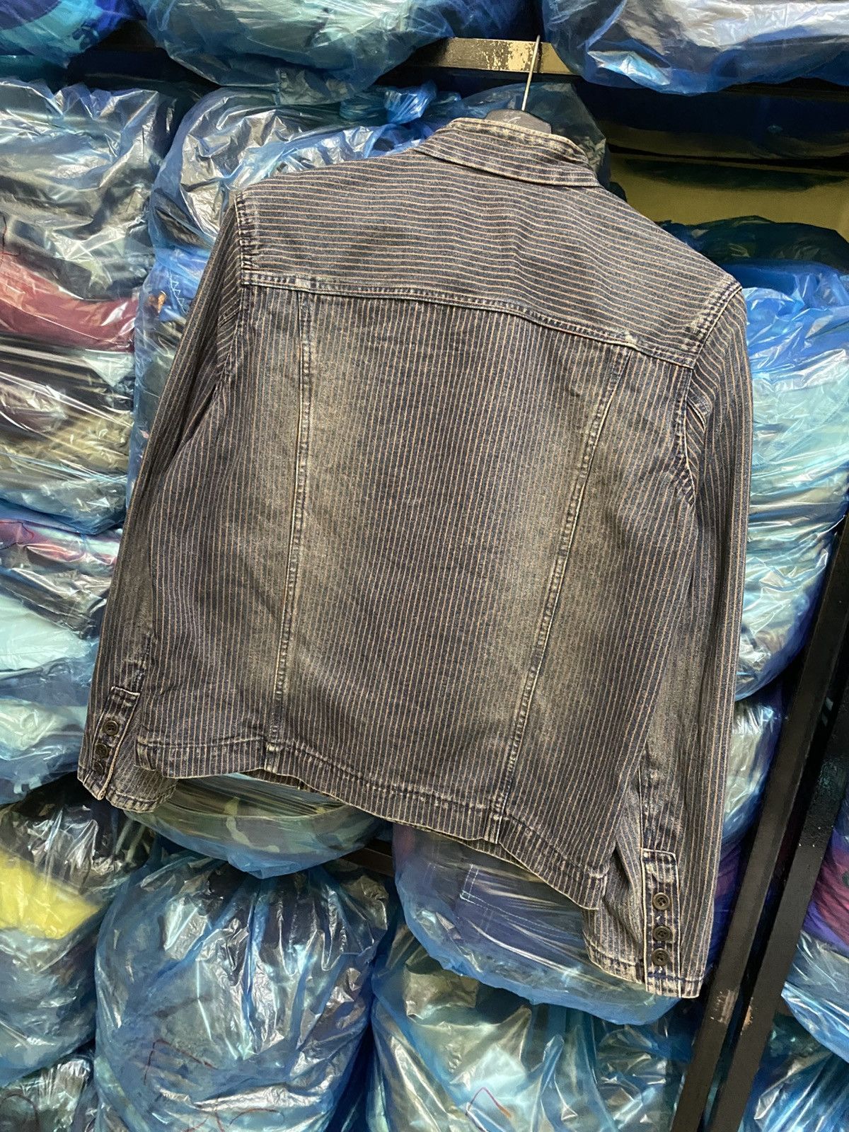 Comme Ca Ism VINTAGE COMME CA ISM INDIGO STRIPE DENIM JACKET Size US M / EU 48-50 / 2 - 14 Thumbnail