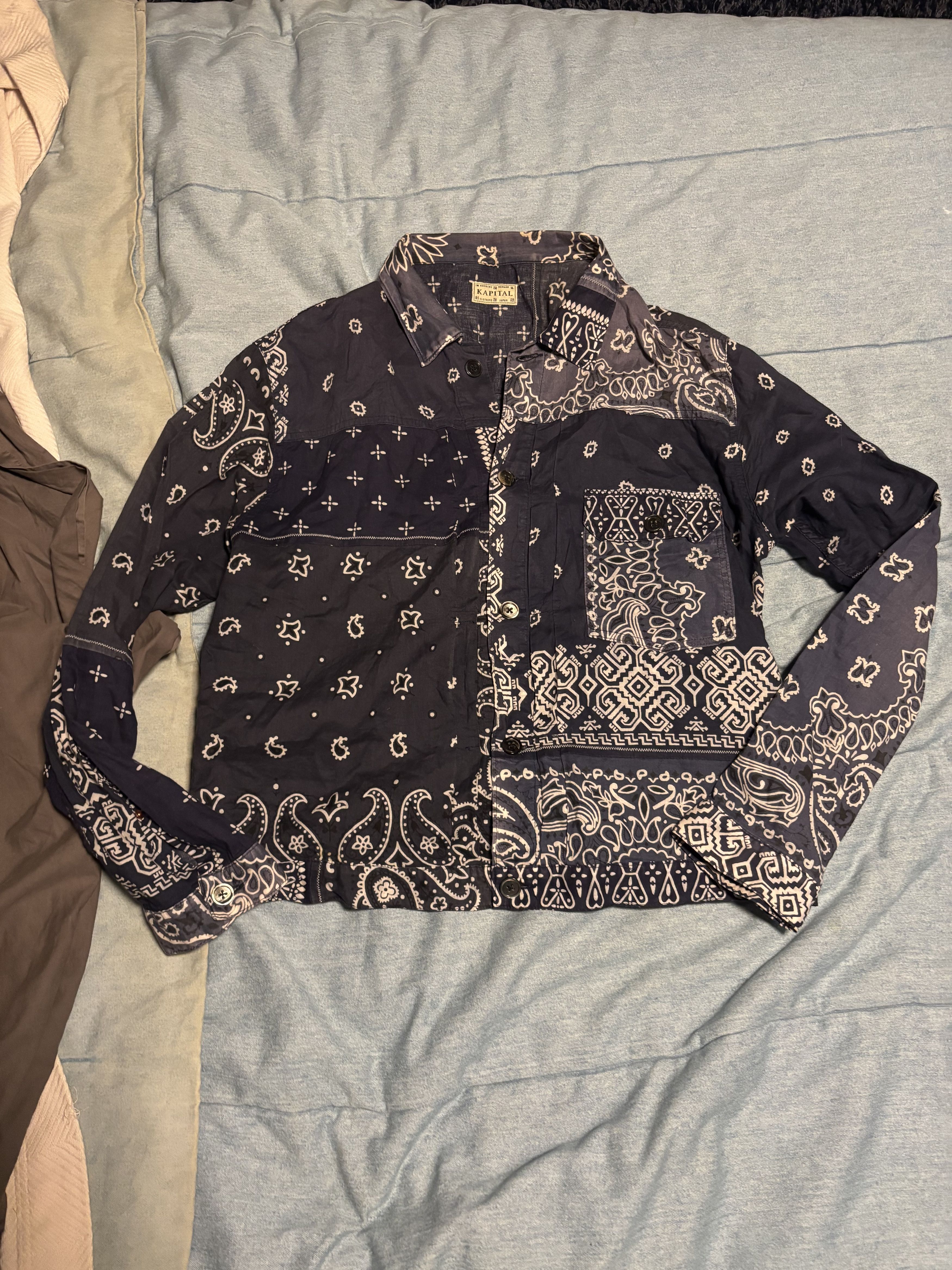 Kapital Kapital Bandana Patchwork Shirt Size US M / EU 48-50 / 2 - 1 Thumbnail