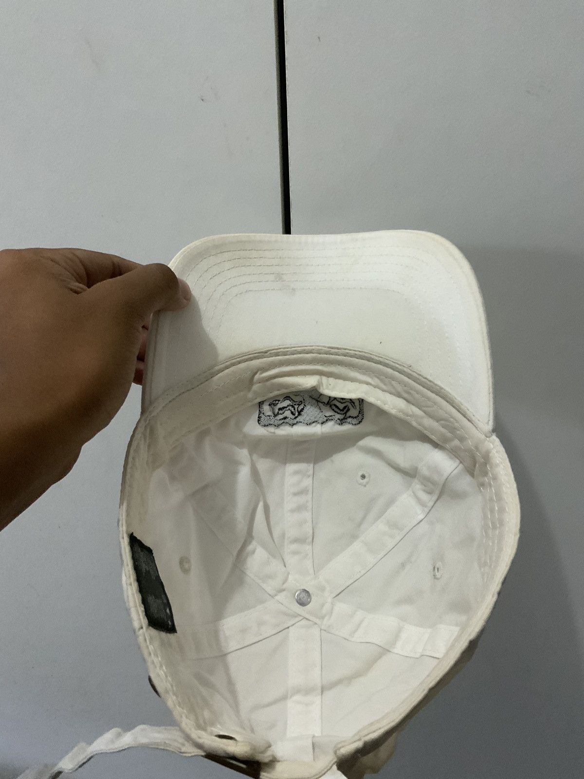 Japanese Brand White embroidery Japan Hat Size ONE SIZE - 9 Thumbnail