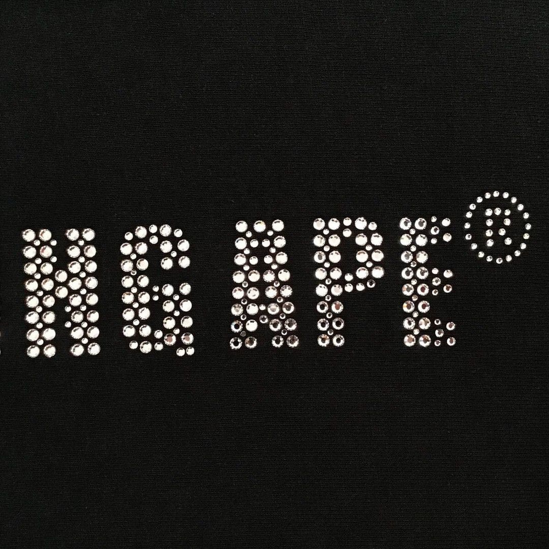 Bape × Swarovski Swarovski × BAPE logo pullover hoodie a bathing ape NIGO Size US M / EU 48-50 / 2 - 5 Thumbnail