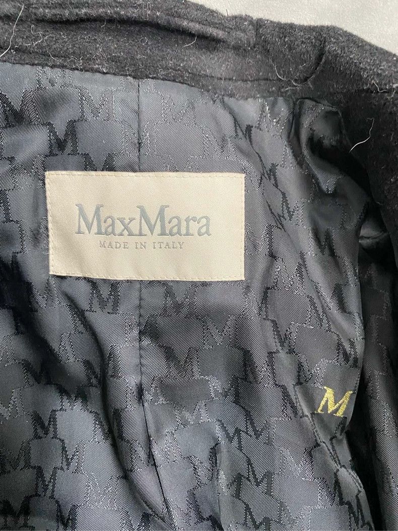 Max Mara Max Mara Black cashmere coat Size S / US 4 / IT 40 - 4 Thumbnail