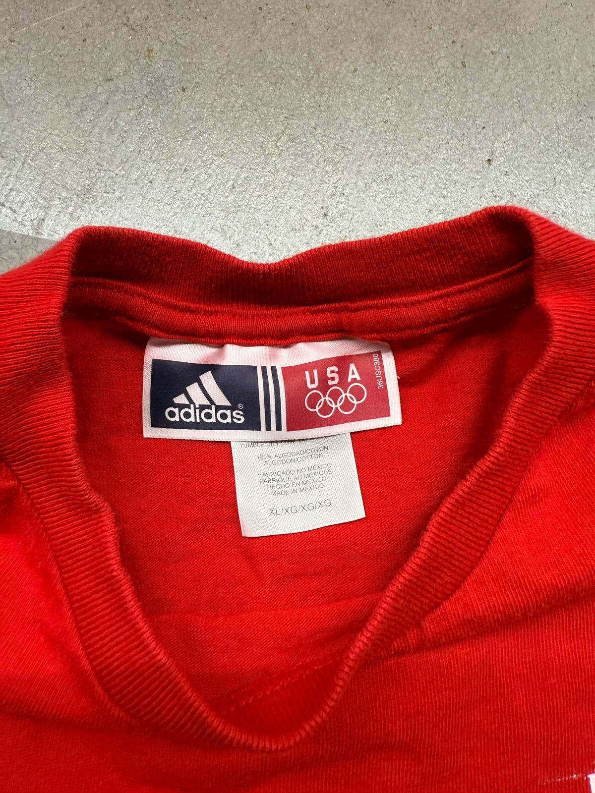 Adidas Vintage Y2K Adidas 2000 Olympics Team USA Graphic Tee Size US XL / EU 56 / 4 - 4 Thumbnail