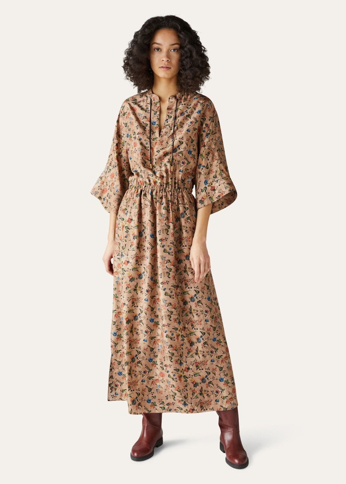 Loro Piana o1srvl11e0824 Bolivian Rim Dress in Multicolor Size M / US 6-8 / IT 42-44 - 4 Thumbnail