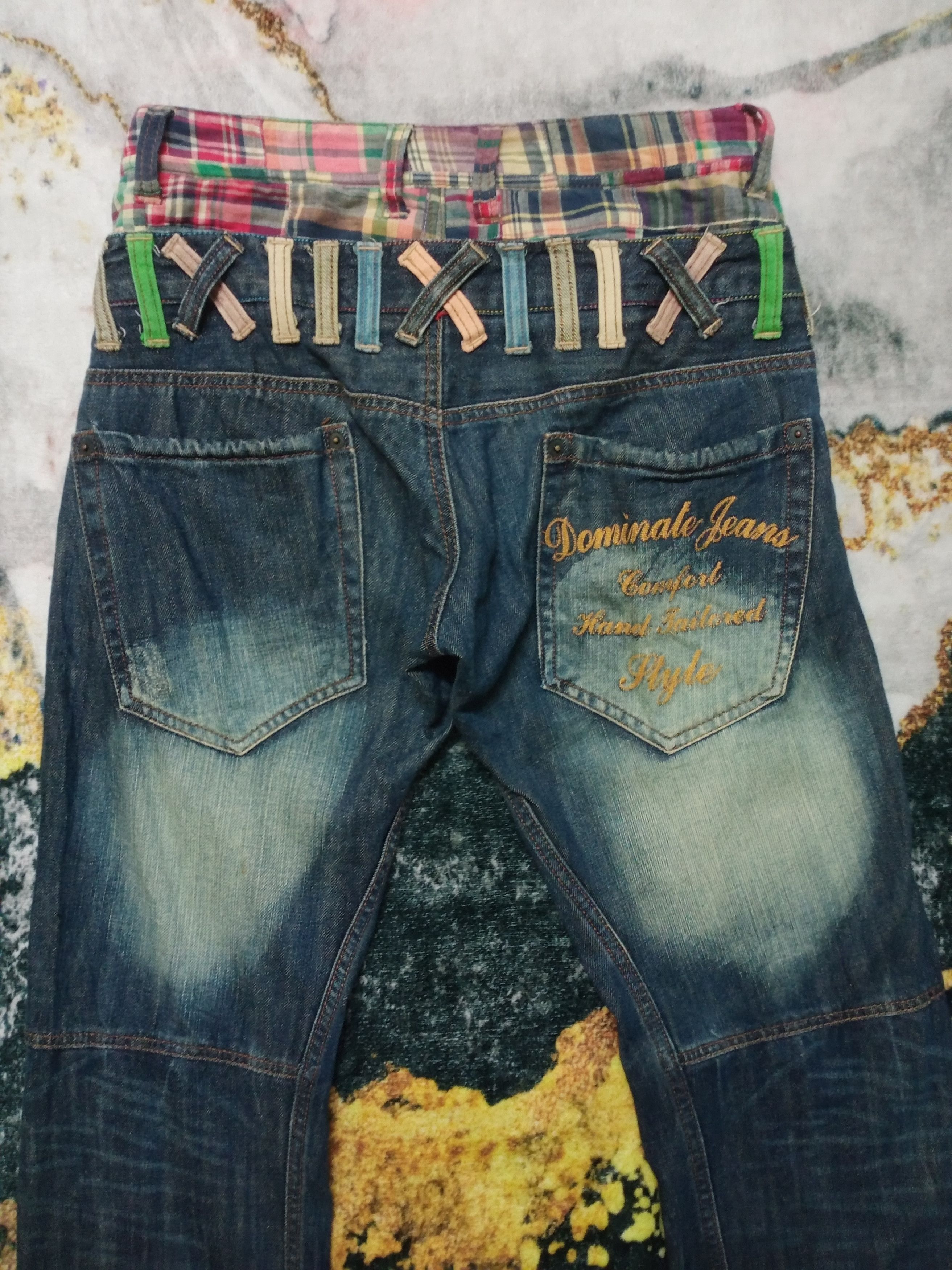 Hysteric Glamour Dominate Handcrafted Jeans Must Double Waist Denim Pants Size US 30 / EU 46 - 8 Thumbnail