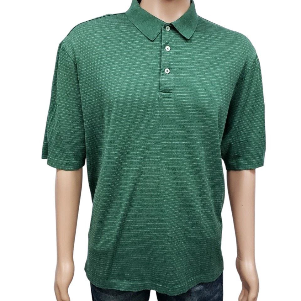 Polo Ralph Lauren Polo Golf Ralph Lauren Pima Cotton Polo Shirt Men L Striped Size US L / EU 52-54 / 3 - 4 Thumbnail