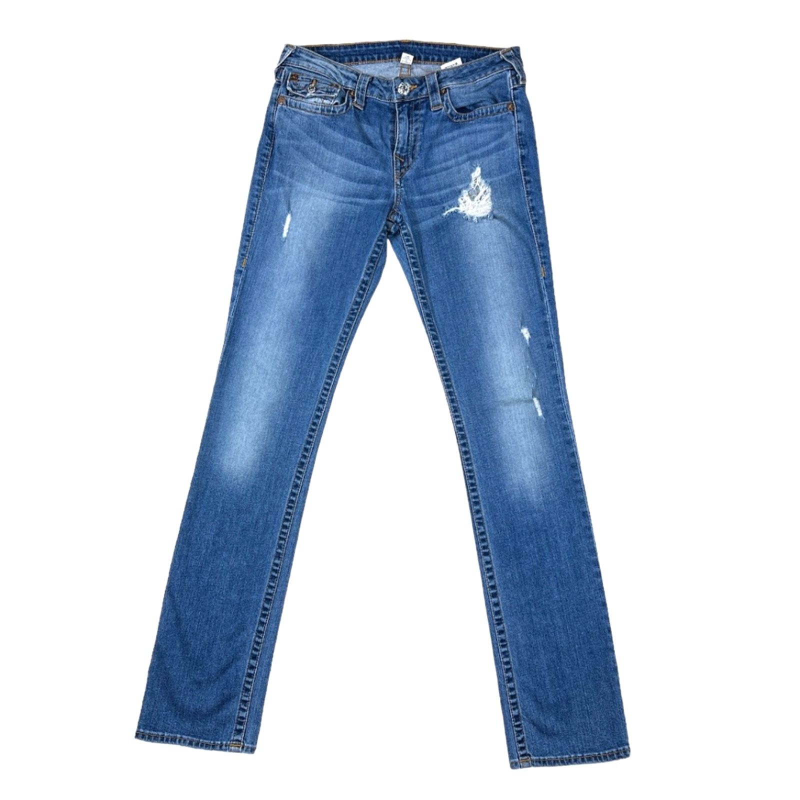 True Religion True Religion Blue Jeans | Size 31 Size 34" / US 12 / IT 48 - 1 Thumbnail