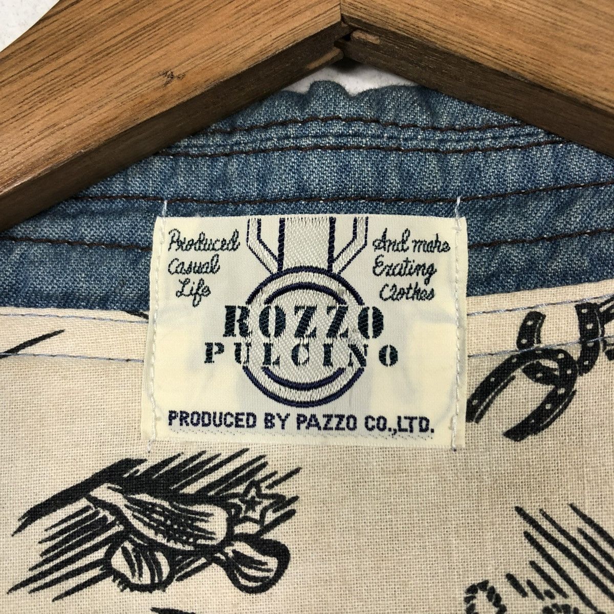 Japanese Brand 🔥VINTAGE BOMBER DENIM JACKET PAZZO CO LTD ISSEY MIYAKE Size US M / EU 48-50 / 2 - 19 Thumbnail