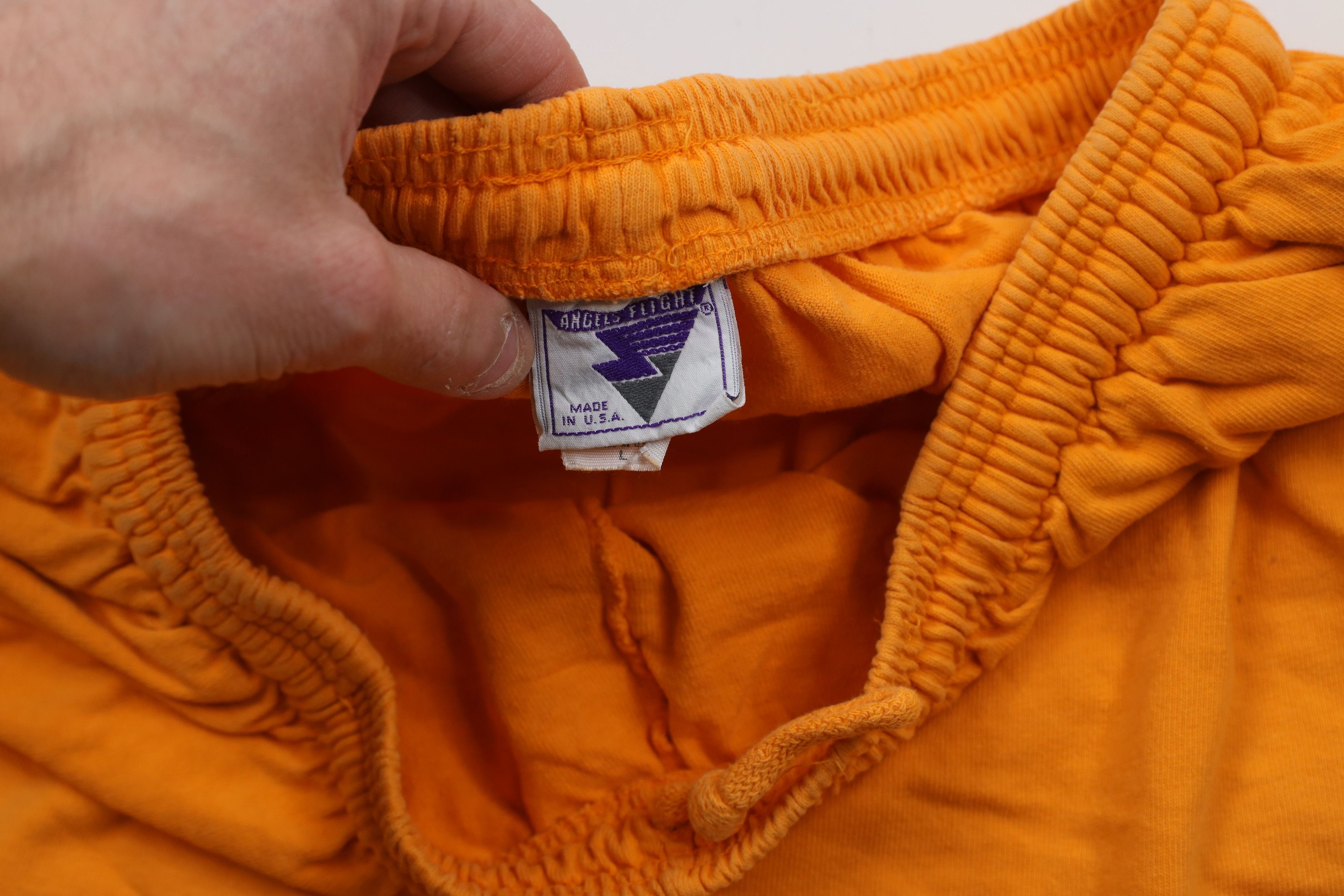 Vintage Vintage 90s Streetwear Cotton Above Knee Shorts Orange USA Size US 34 / EU 50 - 8 Thumbnail