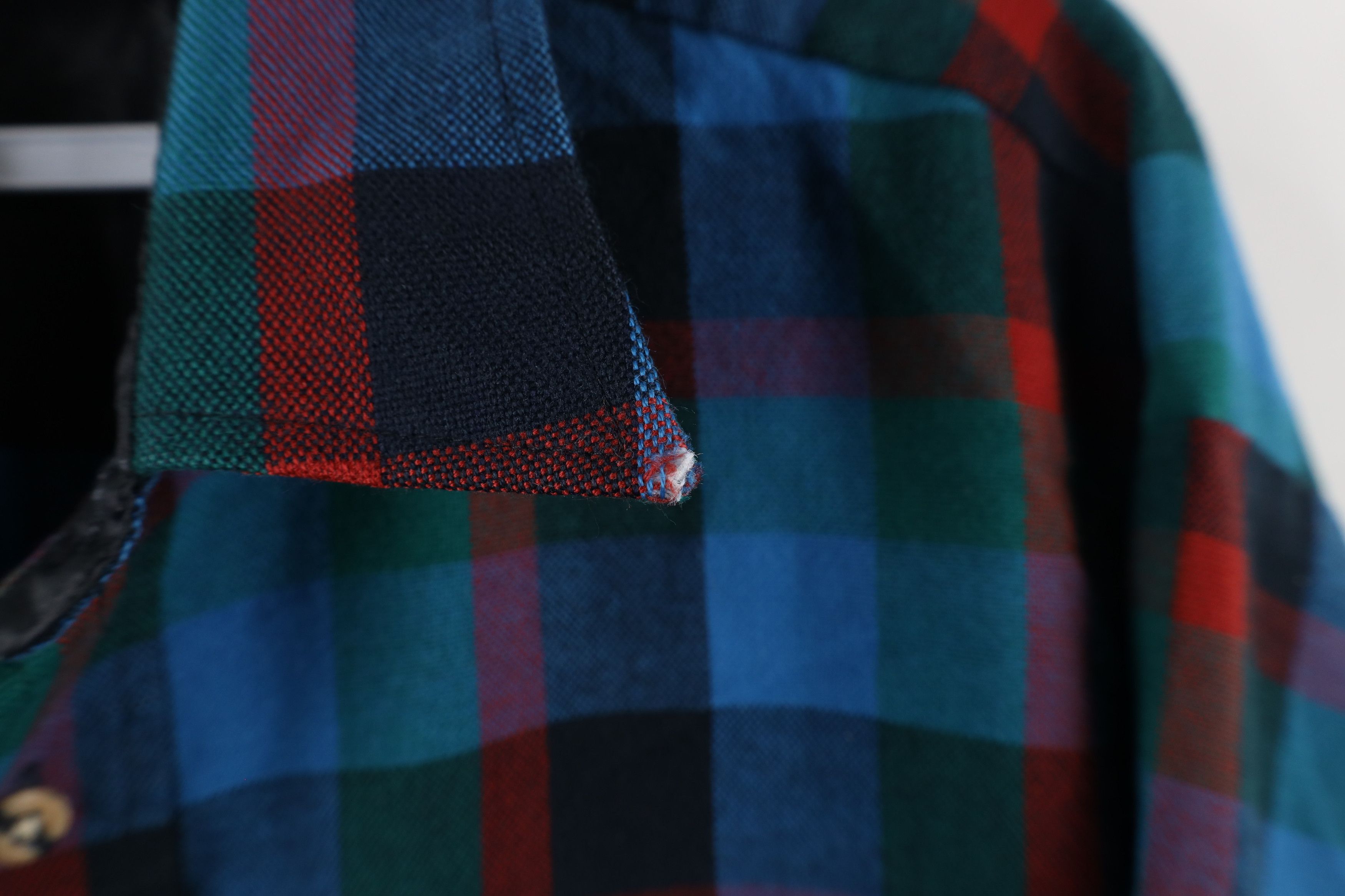 Vintage Vintage 90s Streetwear Collared Button Shirt Rainbow Plaid Size US XL / EU 56 / 4 - 10 Thumbnail