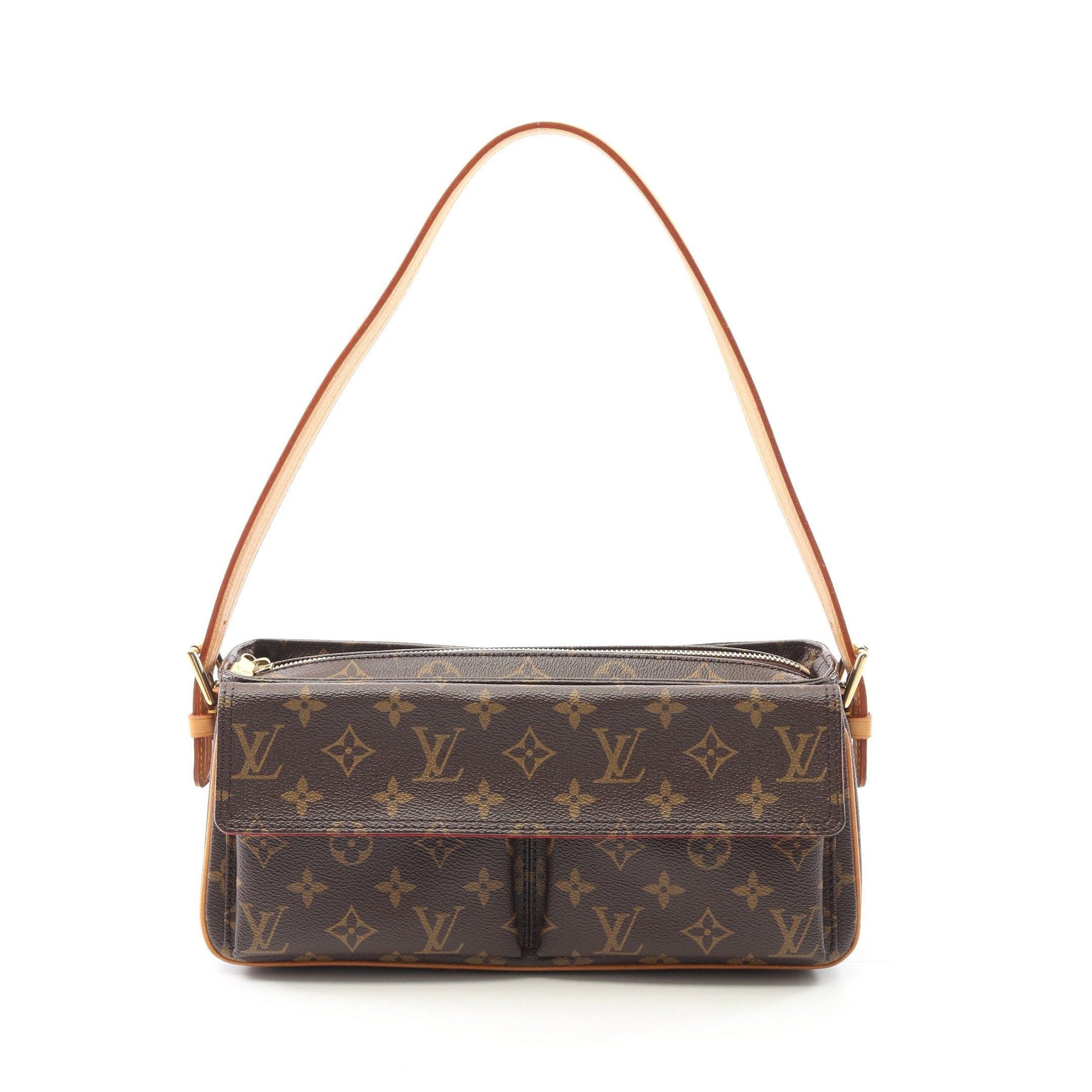 Louis Vuitton Louis Vuitton Vivacite Mm Monogram Shoulder Bag Leather Brown Size ONE SIZE - 1 Thumbnail