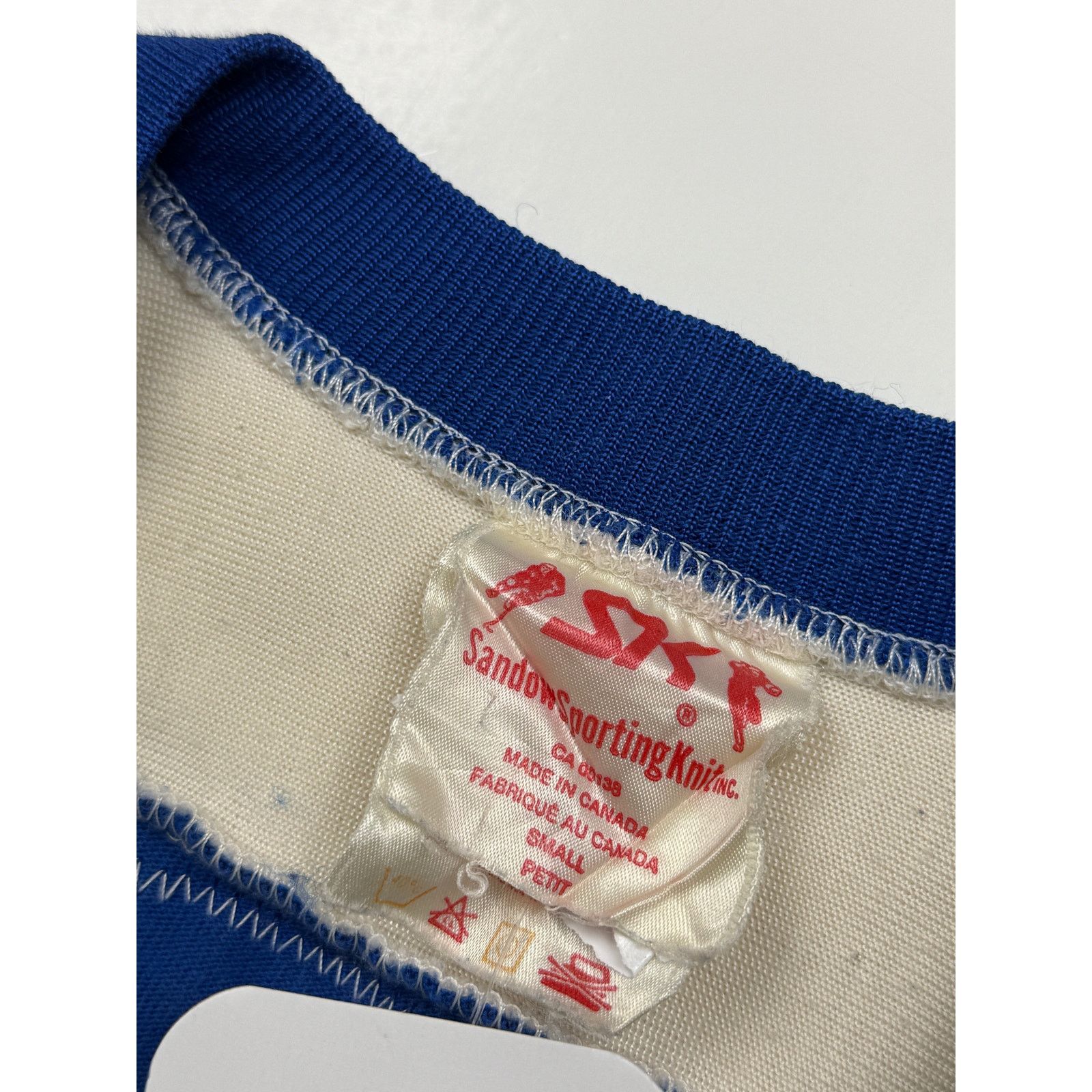 Vintage Vintage 80s Toronto Maple Leafs Stitched SK Knit Jersey S Size US S / EU 44-46 / 1 - 3 Thumbnail