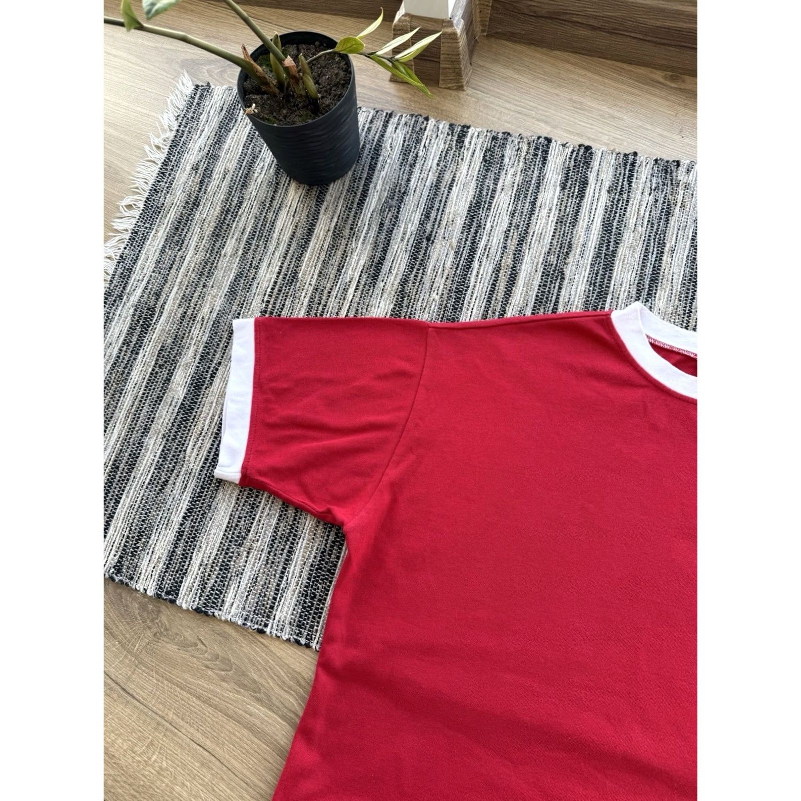 Vintage LIVERPOOL VINTAGE 80s COTTON FOOTBALL T-SHIRT SOOCER JERSEY RED MANCHESTER? Size US M / EU 48-50 / 2 - 3 Thumbnail