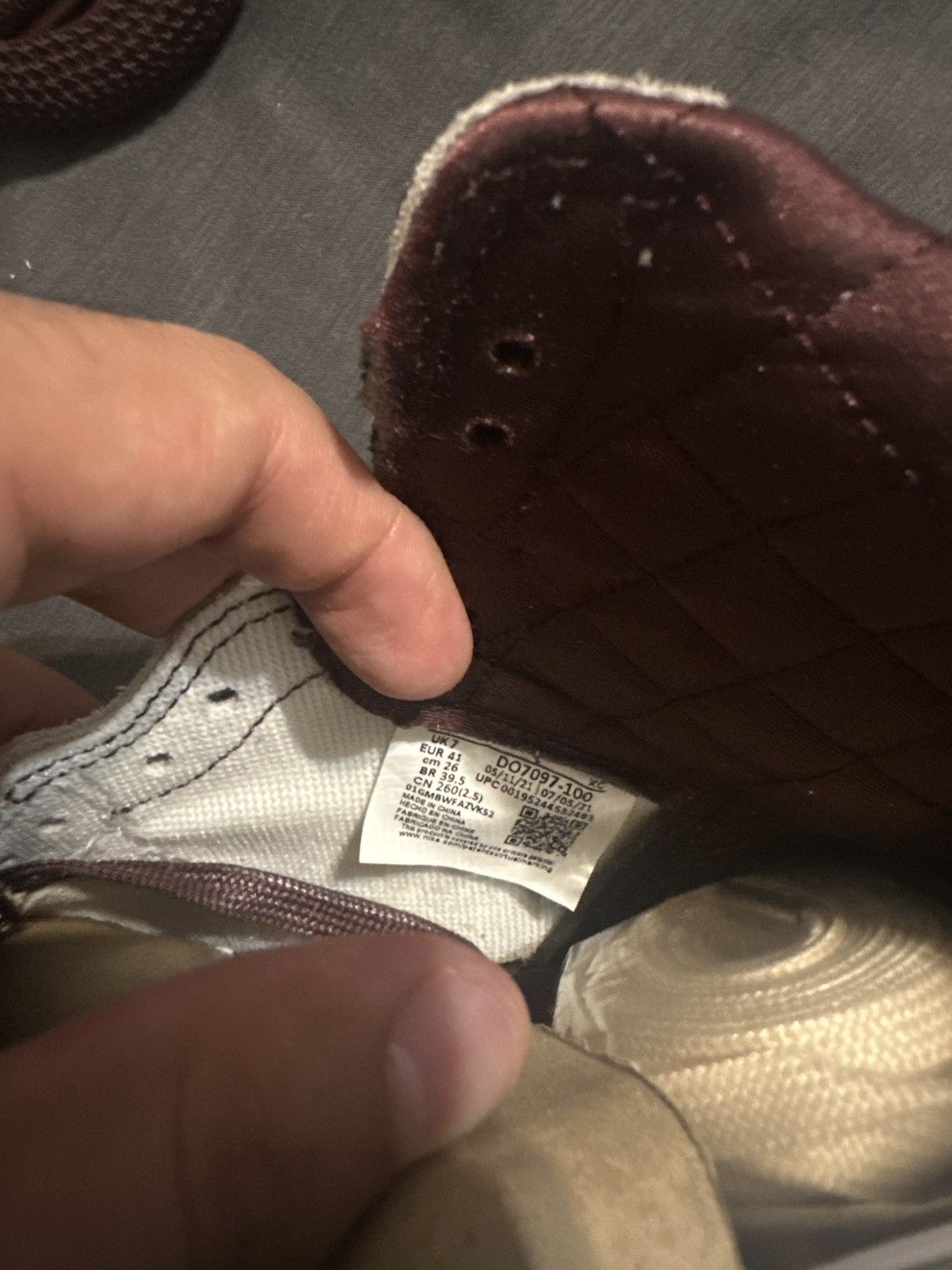 A Ma Maniere × Nike A ma maniere Jordan 1 high Size US 8 / EU 41 - 11 Thumbnail