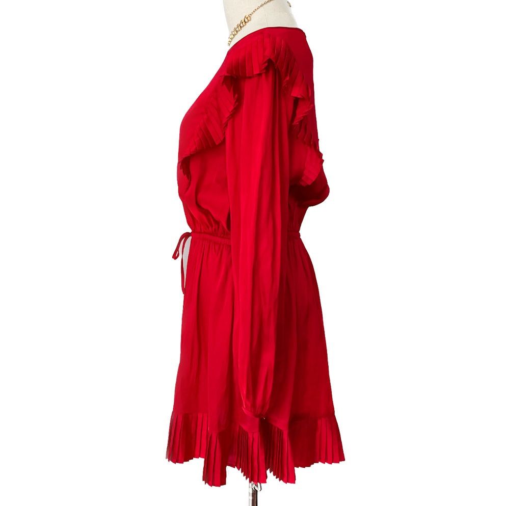 The Kooples The Kooples “Short red dress” pleated ruffle mini dress M Size M / US 6-8 / IT 42-44 - 7 Thumbnail
