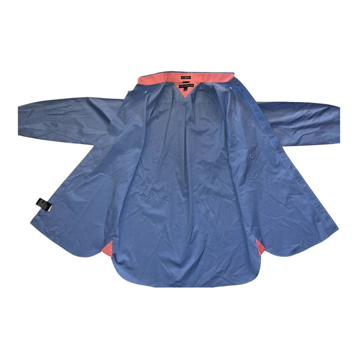 Tommy Hilfiger Tommy Hilfiger 80's 2 Ply Fabric Blue Pink Button Down Size US M / EU 48-50 / 2 - 6 Thumbnail