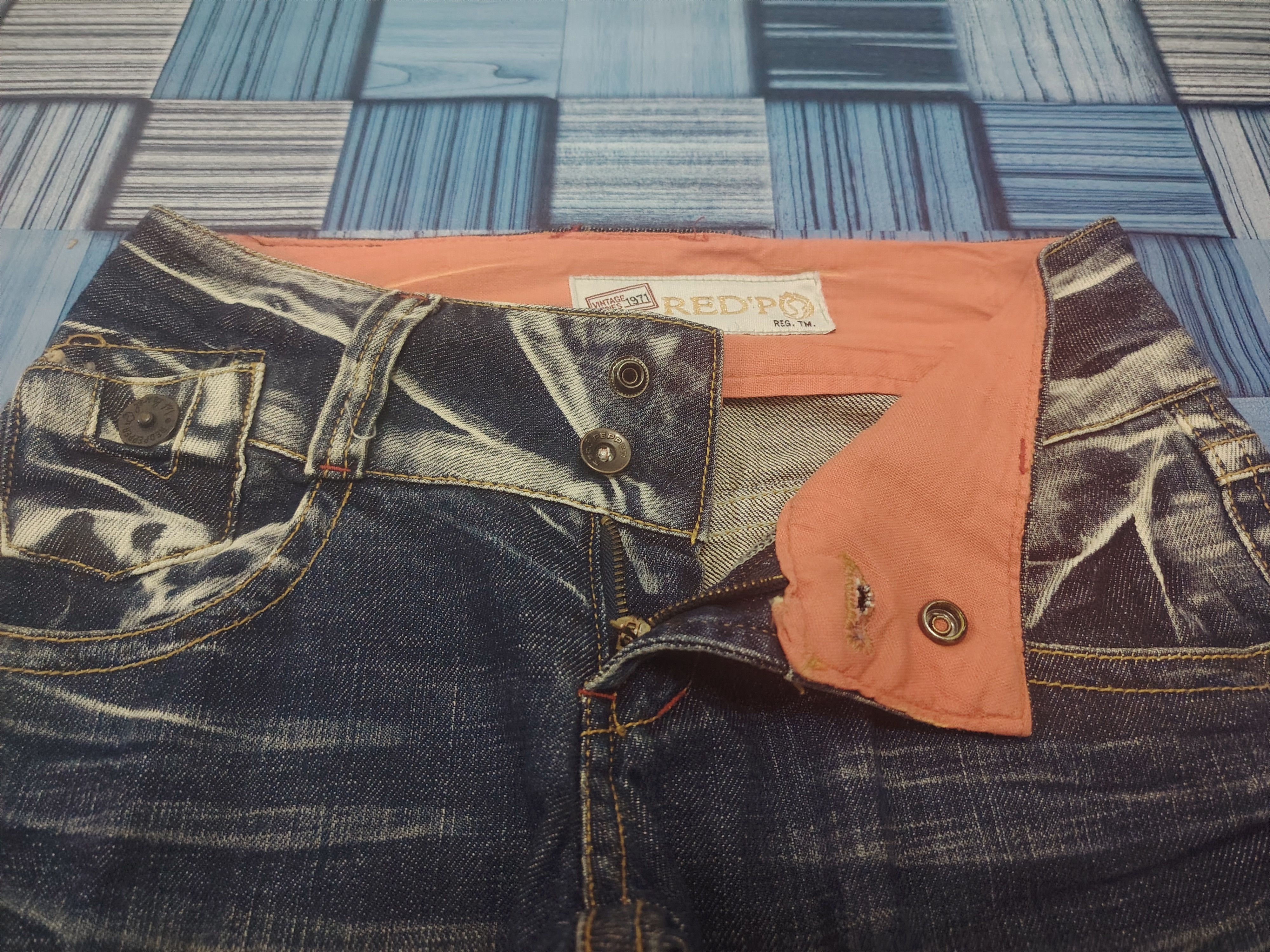 If Six Was Nine Vtg Red Pepper Flared jeans Distressed Jeans Size 28" / US 6 / IT 42 - 11 Thumbnail