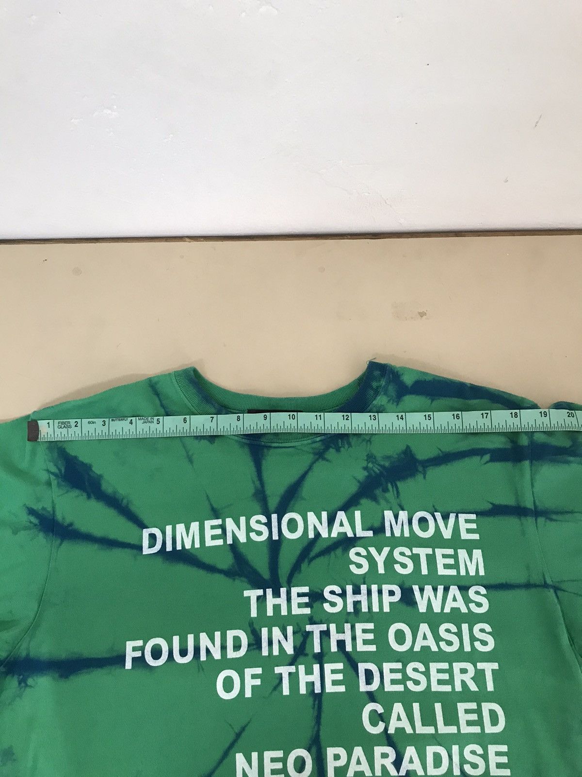 Japanese Brand Vintage Grosbec Poem Futurisme Japan Dye Tee Size US S / EU 44-46 / 1 - 9 Thumbnail
