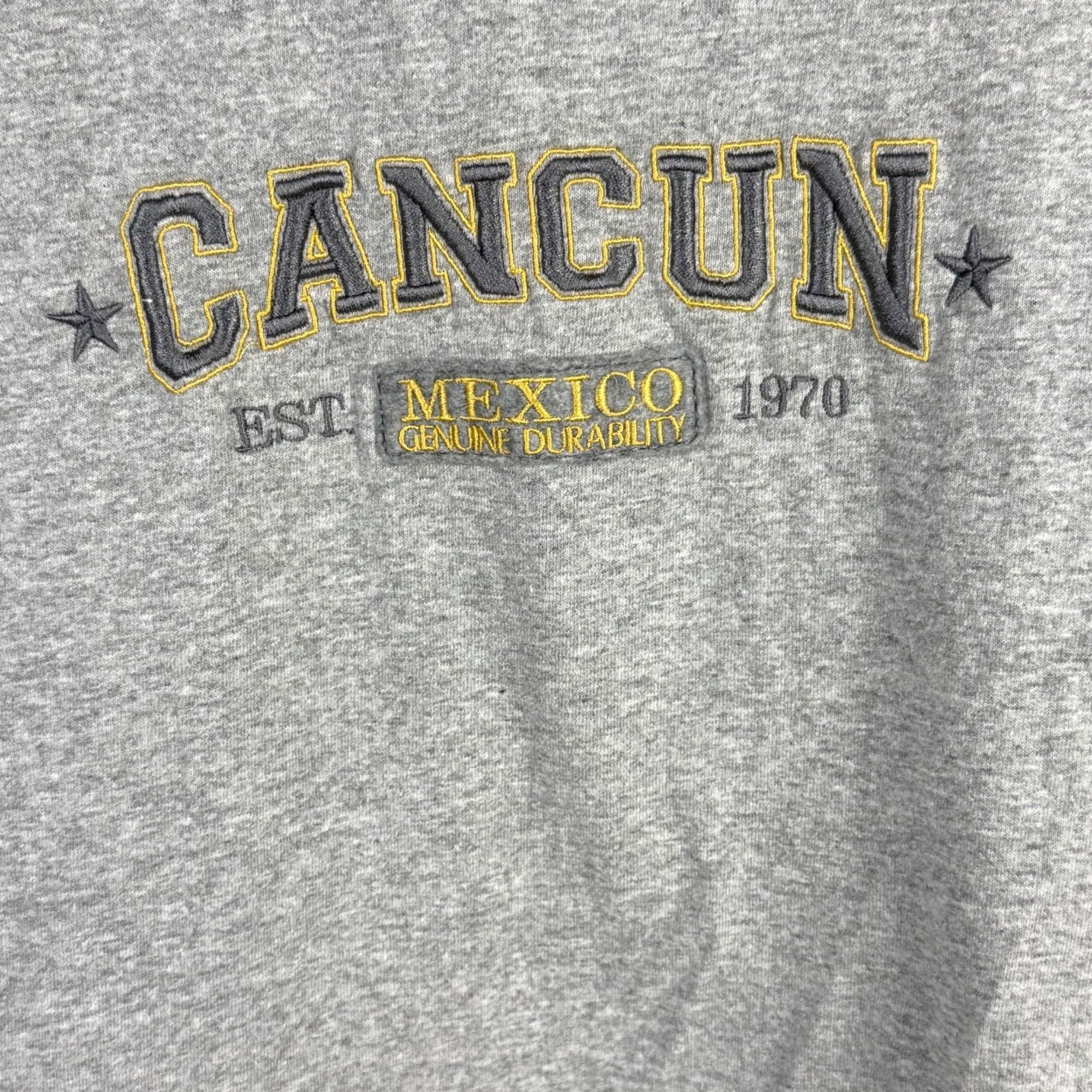 Other Men's Gray Embroidered Cancun Mexico Short-Sleeve Cotton T-S Size US L / EU 52-54 / 3 - 2 Thumbnail