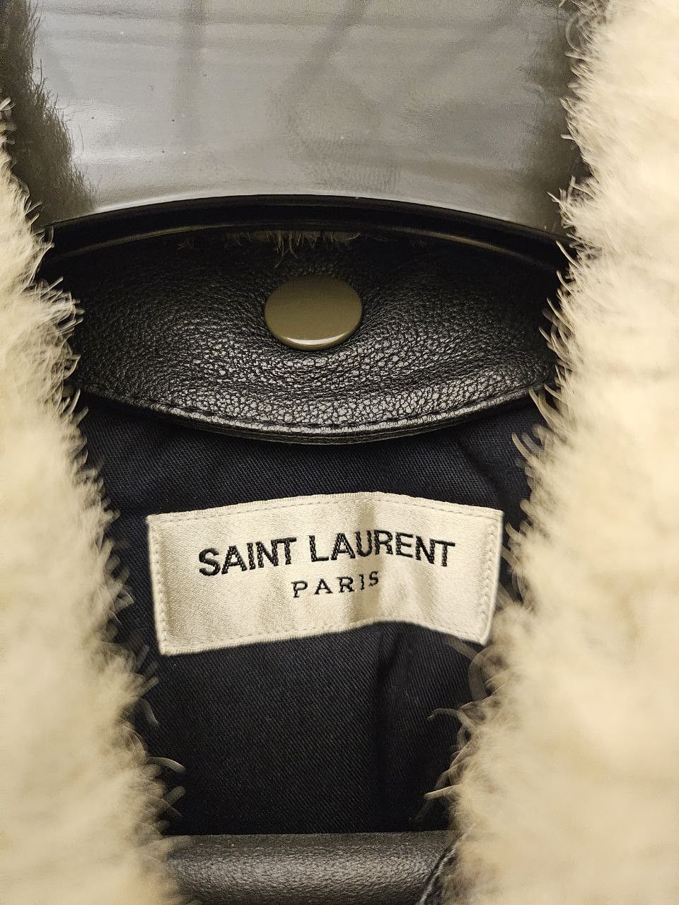 Saint Laurent Paris Bad Lieutenant Aviator Shearling Bomber Jacket Size US S / EU 44-46 / 1 - 3 Thumbnail
