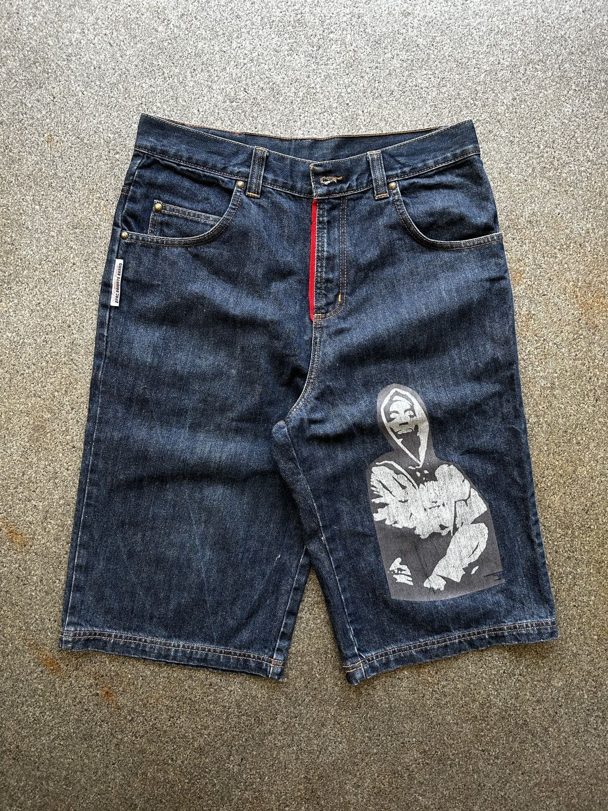 JNCO × Vintage Crazy Vintage Y2K Baggy 2Pac Jorts Jnco Style Skater Shorts Size US 32 / EU 48 - 1 Thumbnail