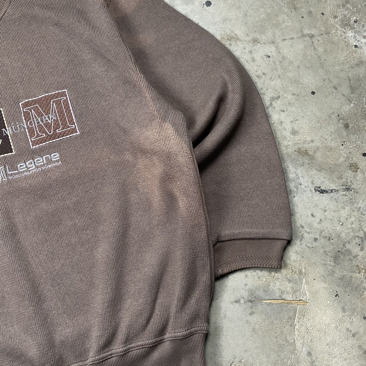 Designer × MCM 90s MCM Travis Brown Knit Crewneck Size US XXL / EU 58 / 5 - 3 Thumbnail