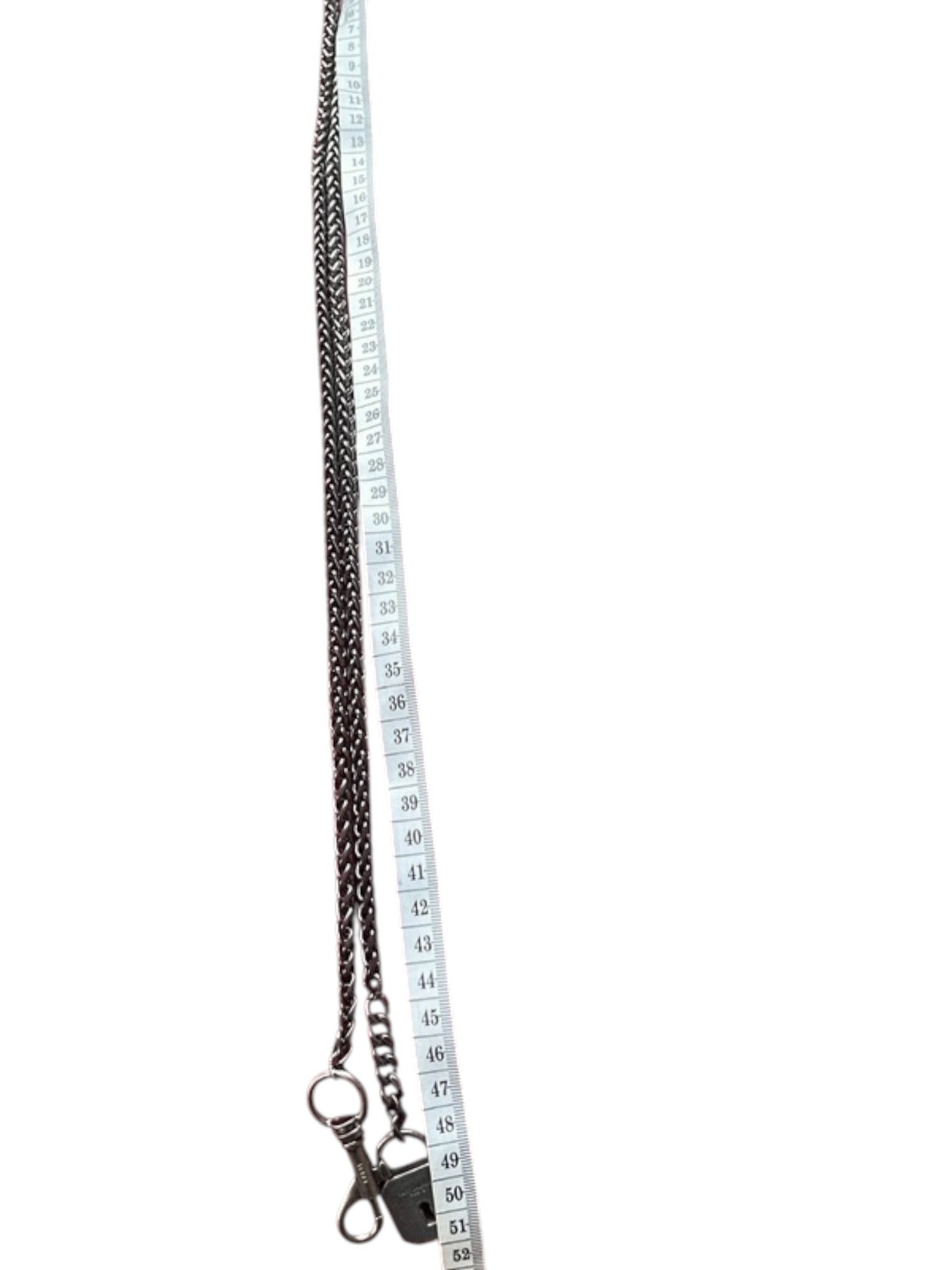 Saint Laurent Paris Saint Laurent Triple Chain Lock Necklace, Hedi Slimane Era Size ONE SIZE - 10 Thumbnail