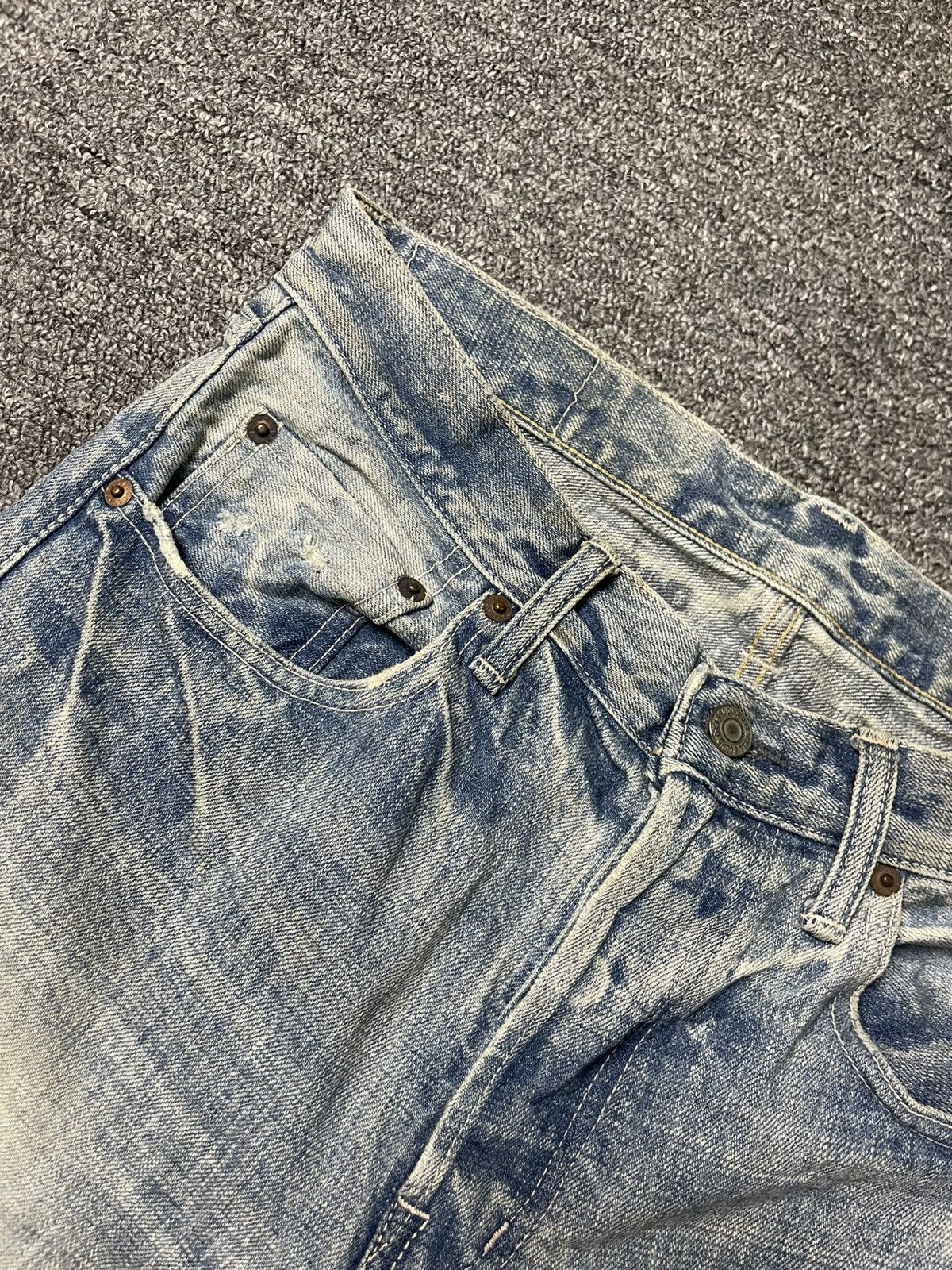 Japanese Brand × Vintage SPELL BOUND Straight Cut Jeans (91) Size US 30 / EU 46 - 9 Thumbnail