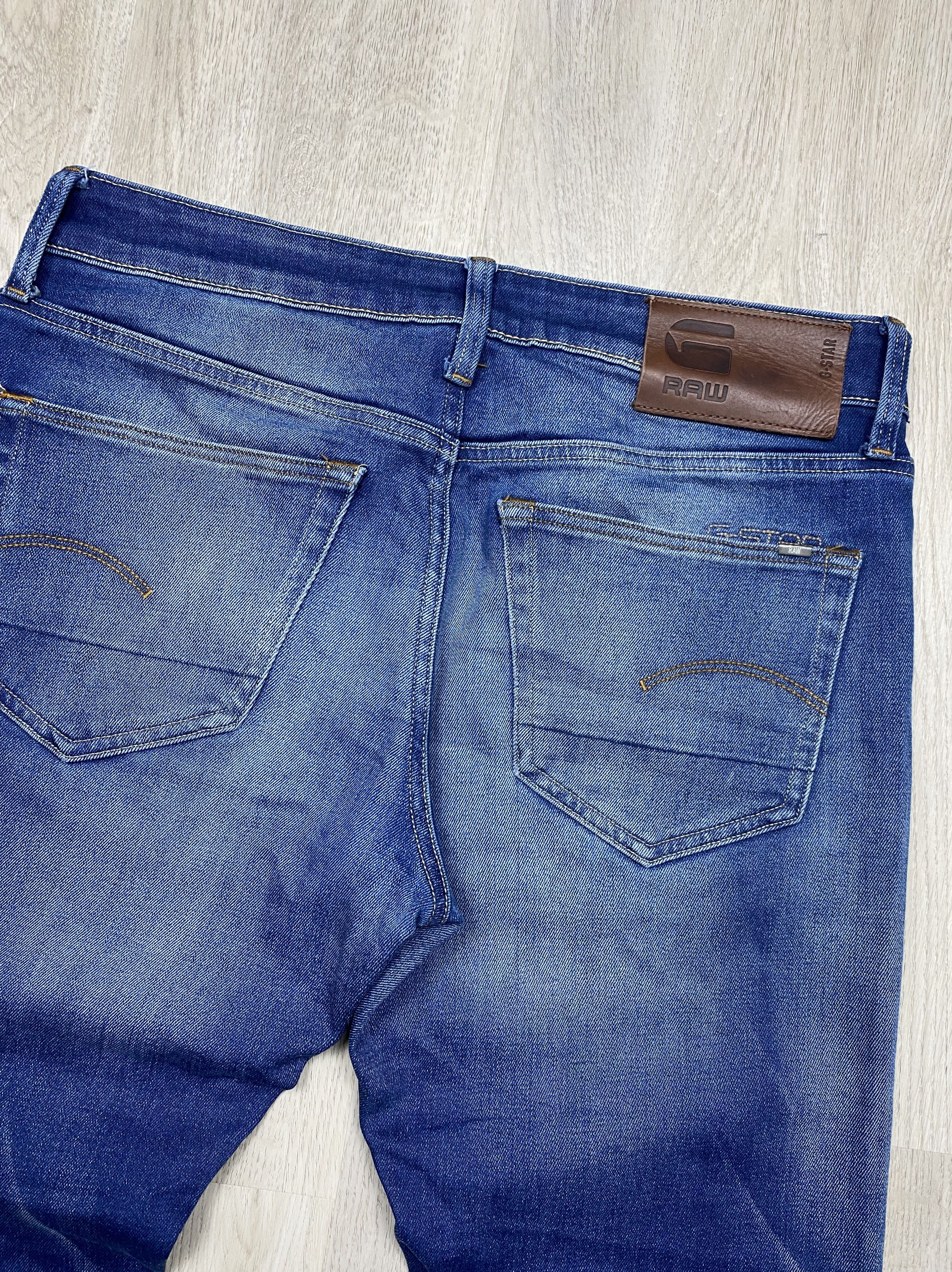 G-Star G Star Raw 3301 Vintage Mens Denim Pants Jeans Slim Size US 30 / EU 46 - 2 Thumbnail