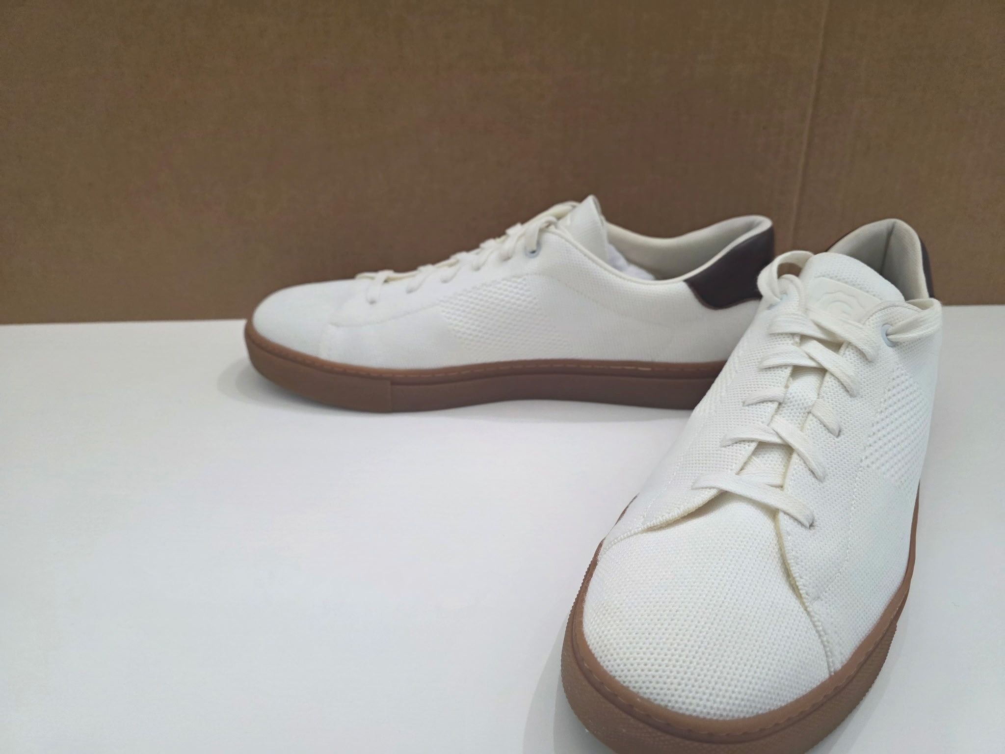 Greats Greats Royale Knit Sneakers - White/Gum - Size 14 Size US 14 / EU 47 - 9 Thumbnail