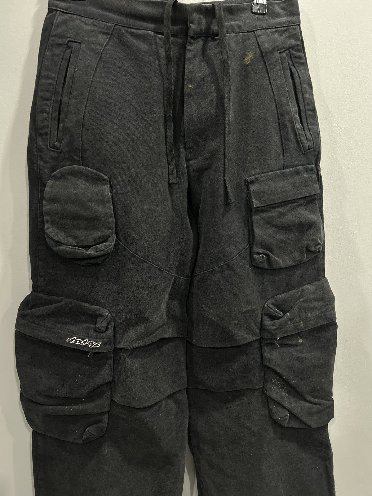 Japanese Brand × Vintage Baggy Cargo Pocketed Motorcycle Denim Streetwear Vintage Size US 29 - 4 Thumbnail