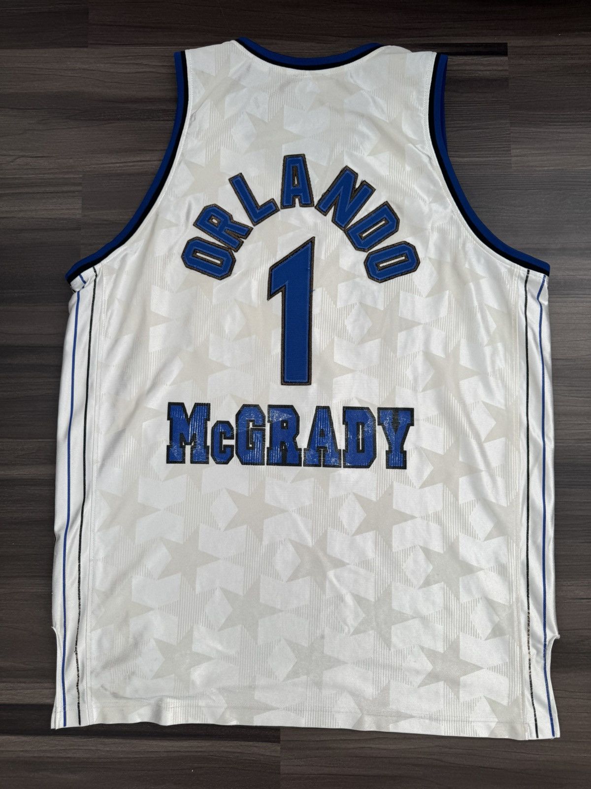 Reebok Tracy McGrady #1 Orlando Magic NBA Stitched Swingman Jersey Size US XXL / EU 58 / 5 - 7 Thumbnail