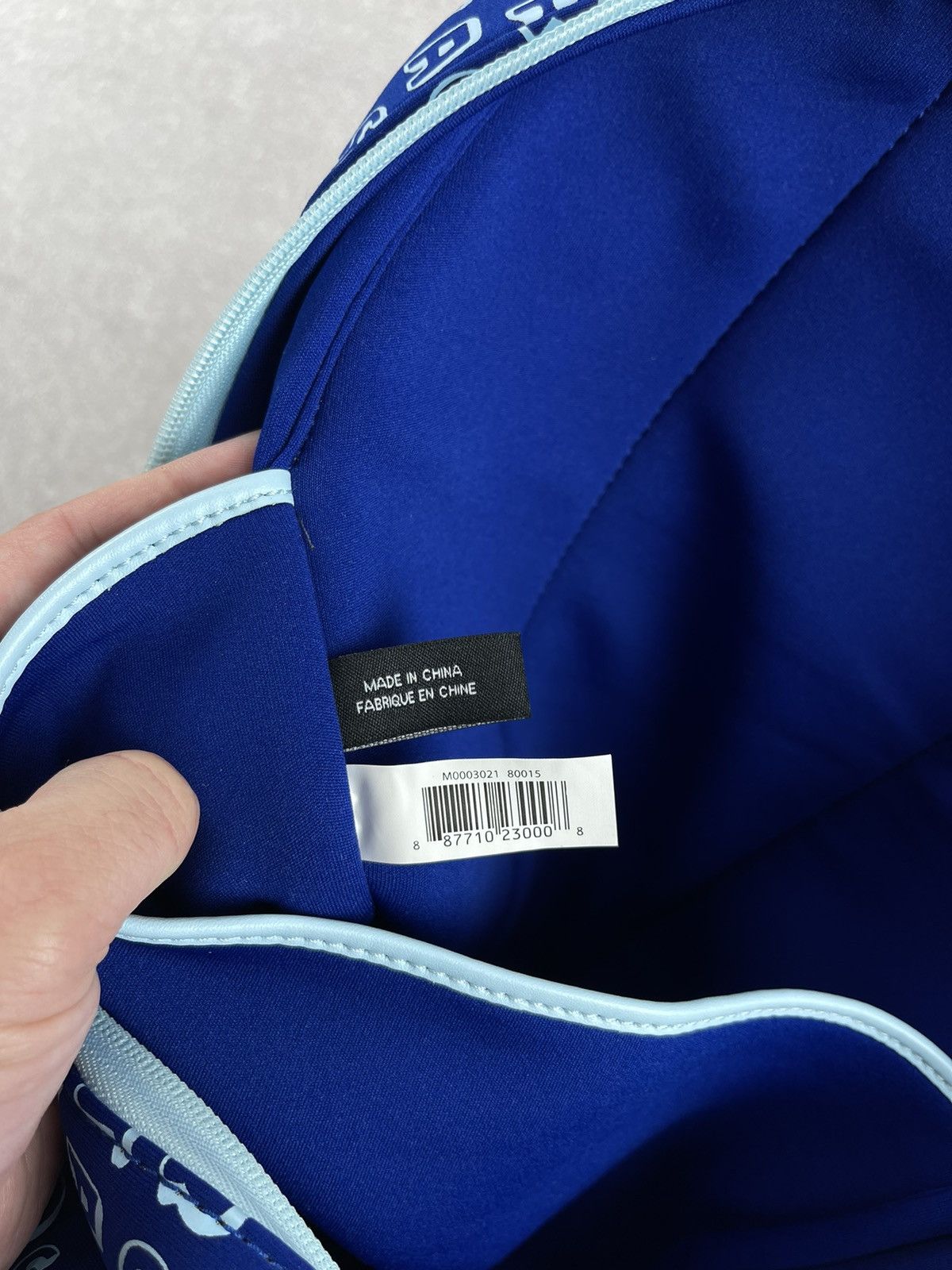 Marc Jacobs Marc Jacobs Backpack Monogram Blue Size ONE SIZE - 15 Thumbnail