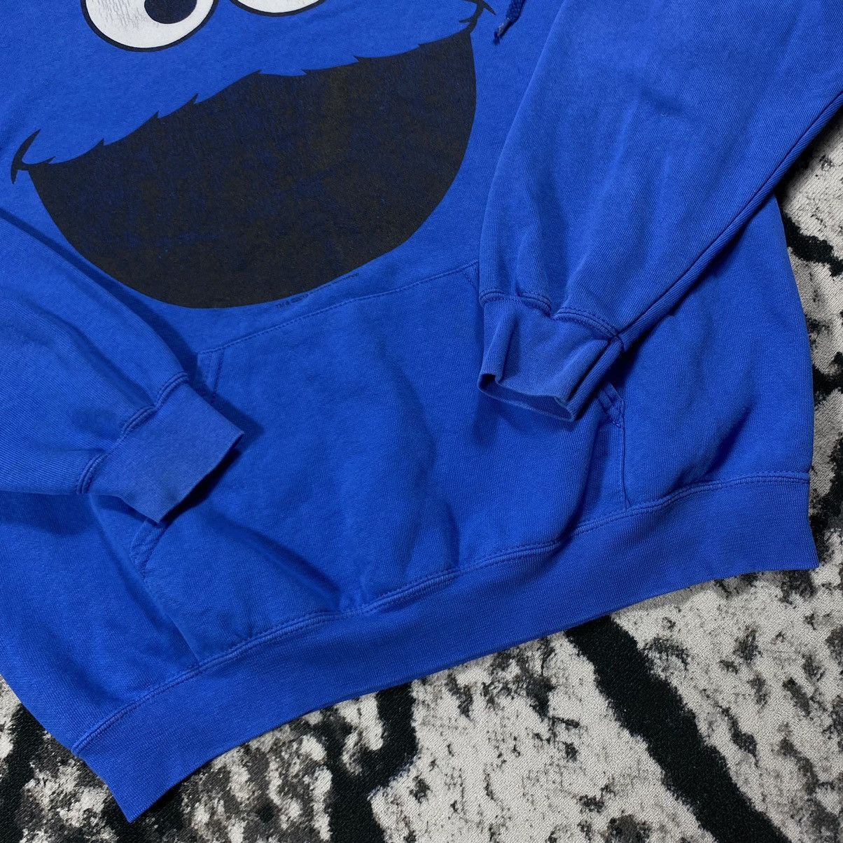 Cartoon Network VINTAGE 00s SESAME STREET COOKIE MONSTER AMAZING RARE HOODIE Size US L / EU 52-54 / 3 - 3 Thumbnail