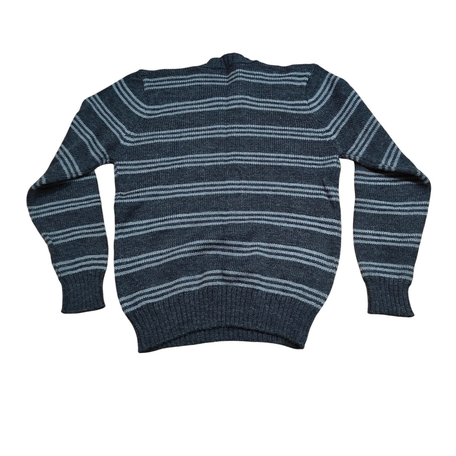 Vintage Vintage 90s Sunbow Repp, Ltd Stripe Mohair Blend Knit Size US L / EU 52-54 / 3 - 3 Thumbnail