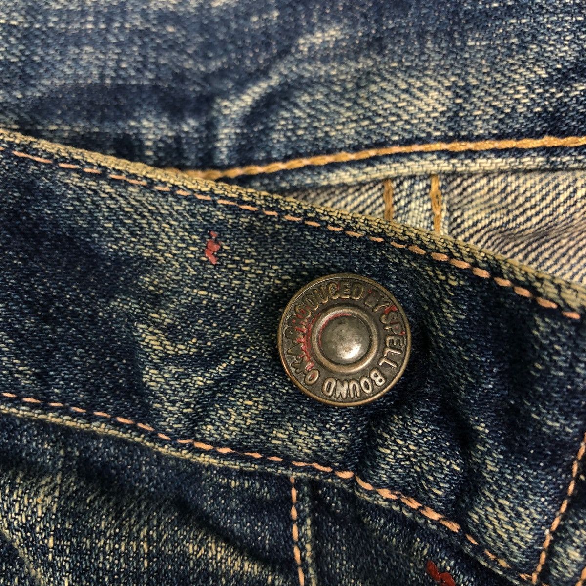 Japanese Brand 🔥VINTAGE SELVEDGES DENIM JEANS DOMINGO LTD CO JAPAN MADE Size US 34 / EU 50 - 19 Thumbnail
