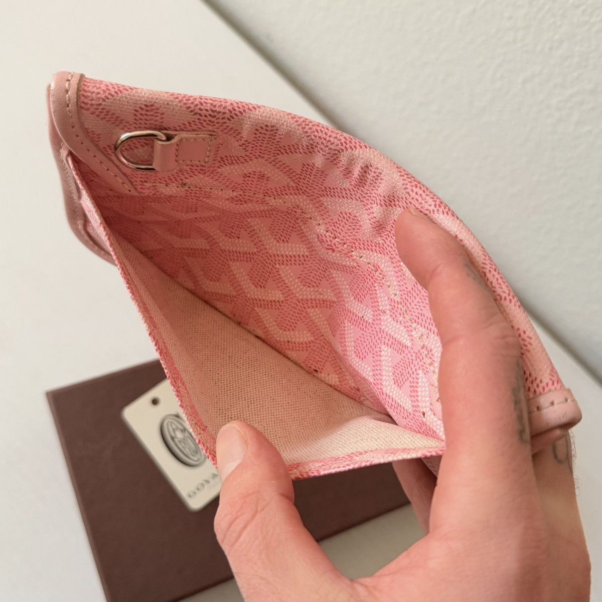Goyard Goyard Pink Wallet RARE Sakura Pearl Japan Exclusive Pouch Size ONE SIZE - 7 Thumbnail